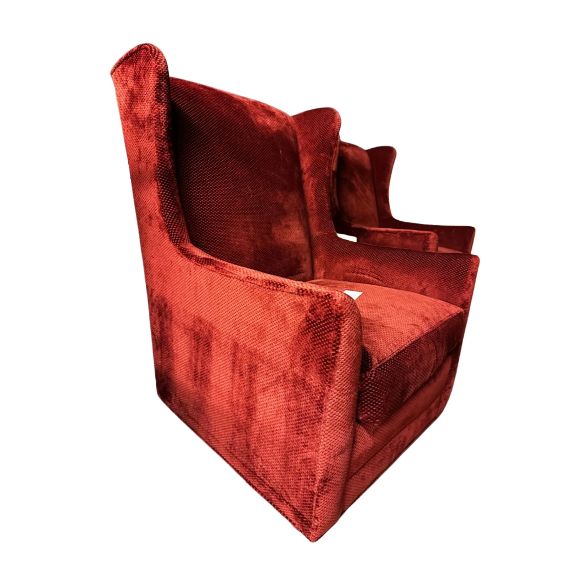 Set of Red Arm Chairs - Image 3