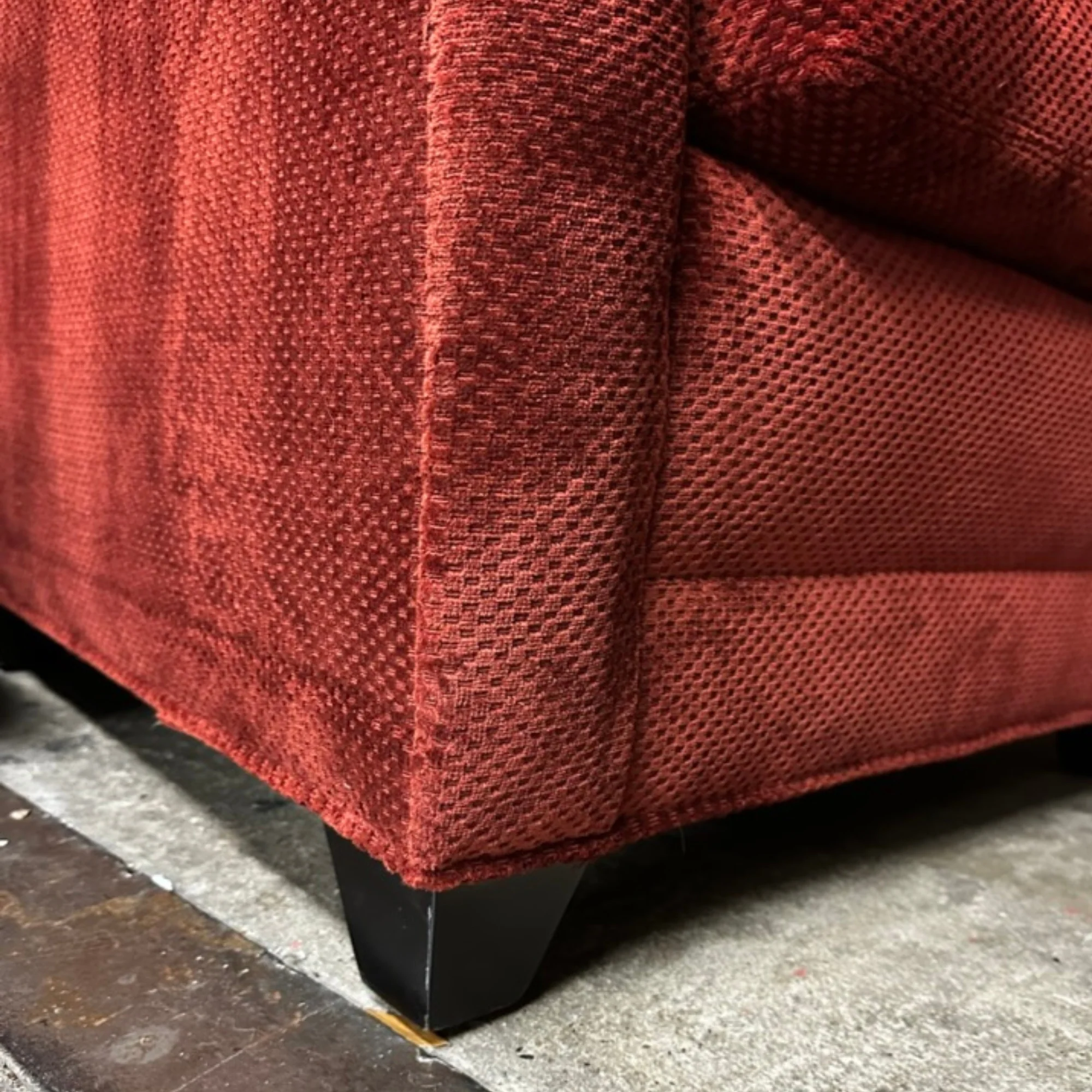 Set of Red Arm Chairs - Image 5