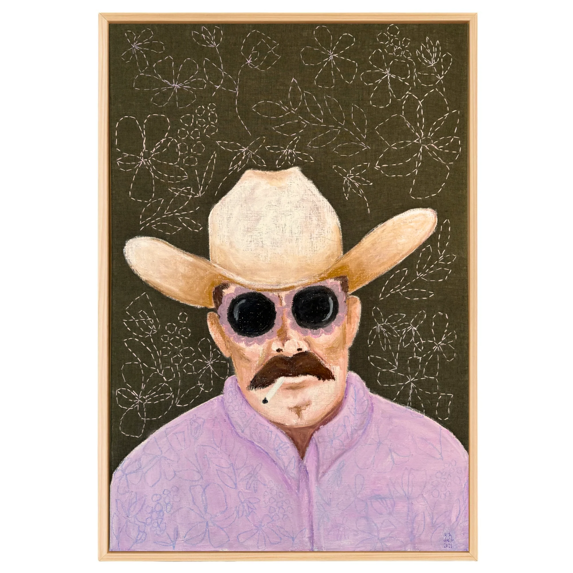 Flower Man 24x36 by Ashley Dalton