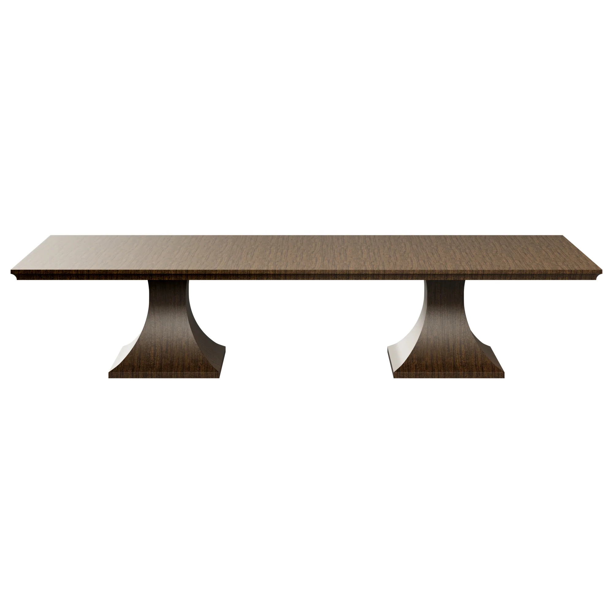 In Stock 128" Cohen Dining Table in Provincial Walnut