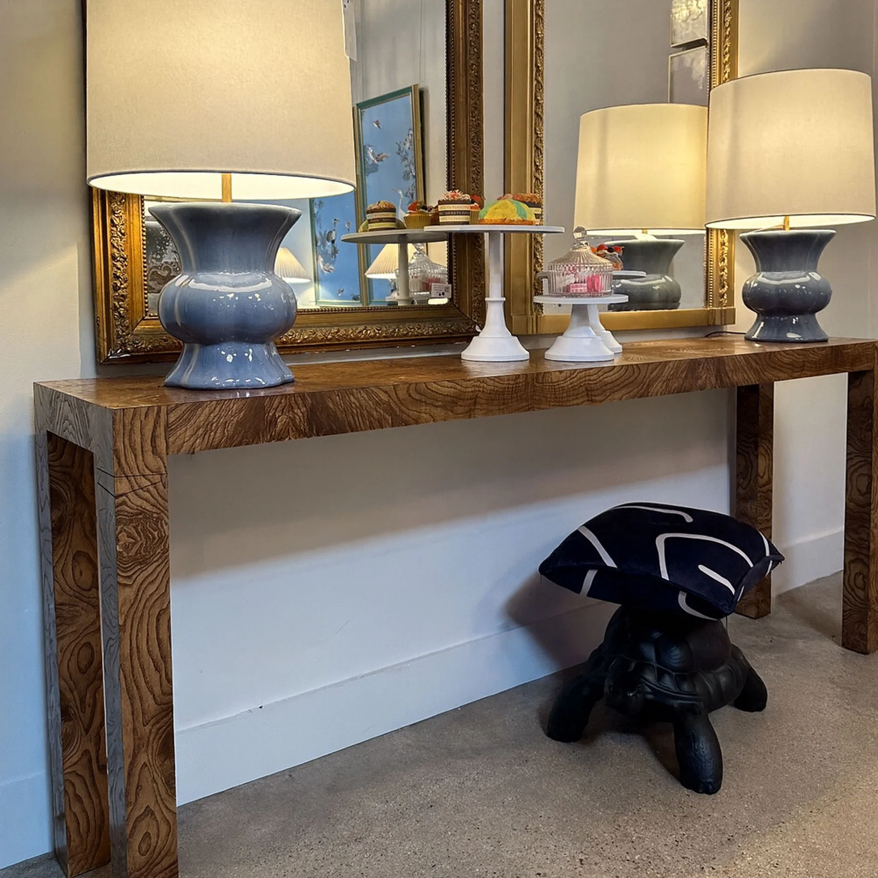 In Stock Pierson Console 80" in Provincial Olive Ash - Image 2