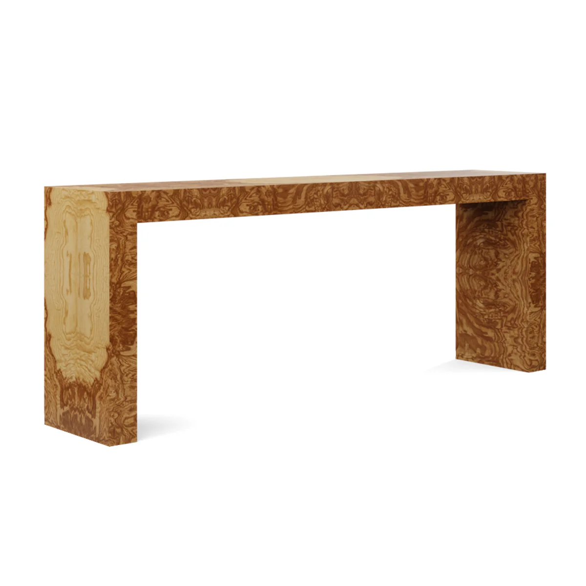 In Stock Savannah Console 72" in Golden Pecan Olive Ash