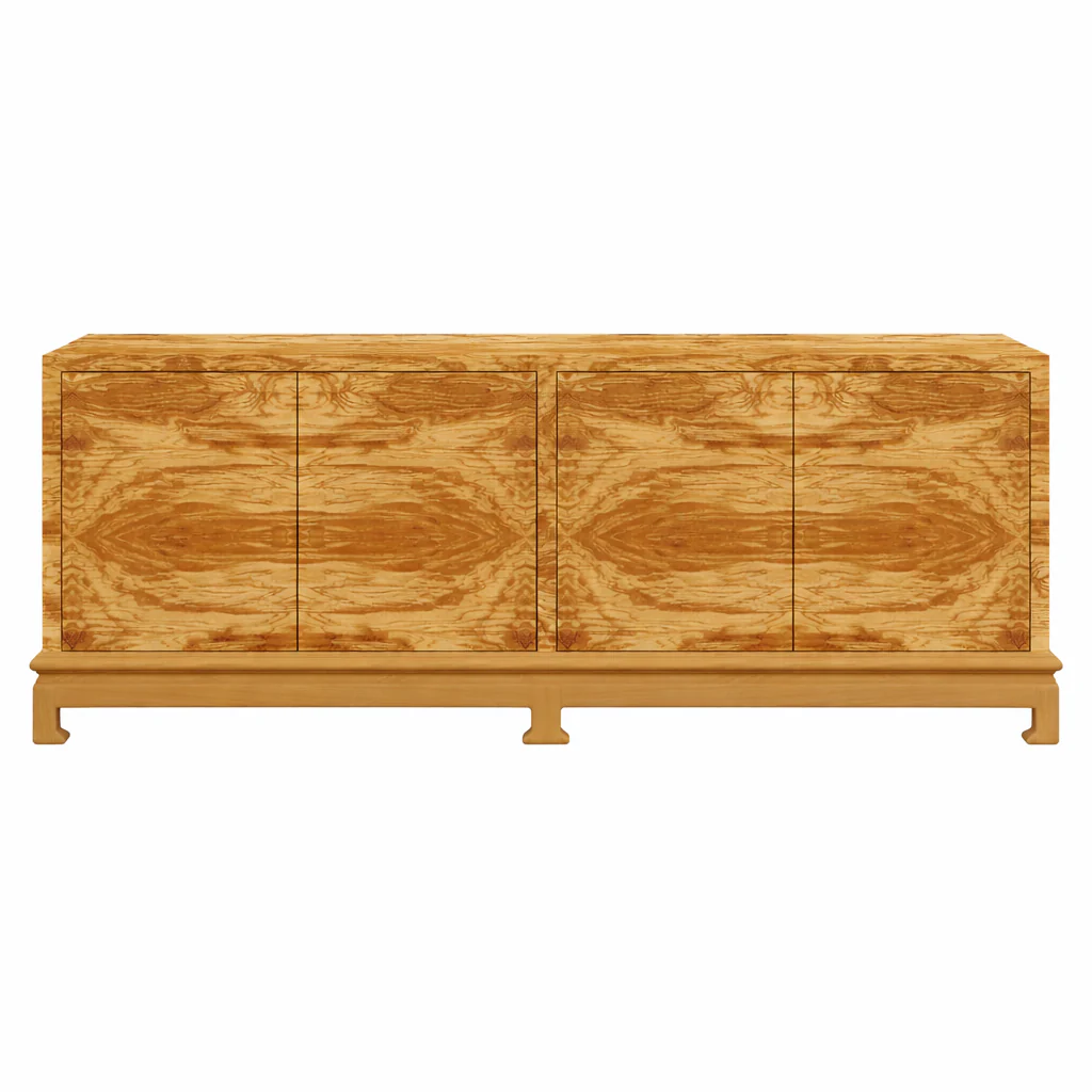In Stock Yates Credenza 72" in Golden Pecan Olive Ash