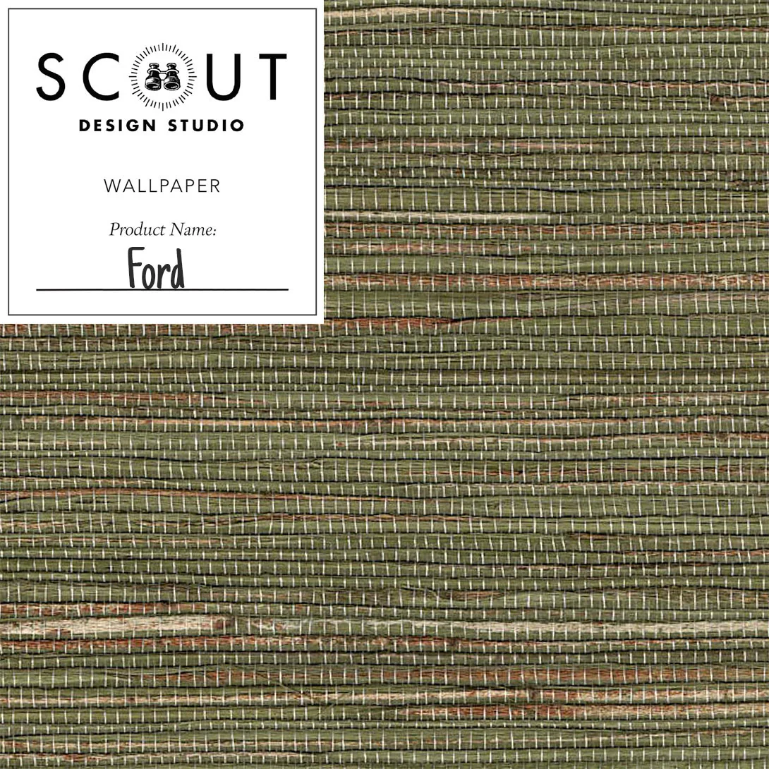 Ford Hemp Grasscloth Sample