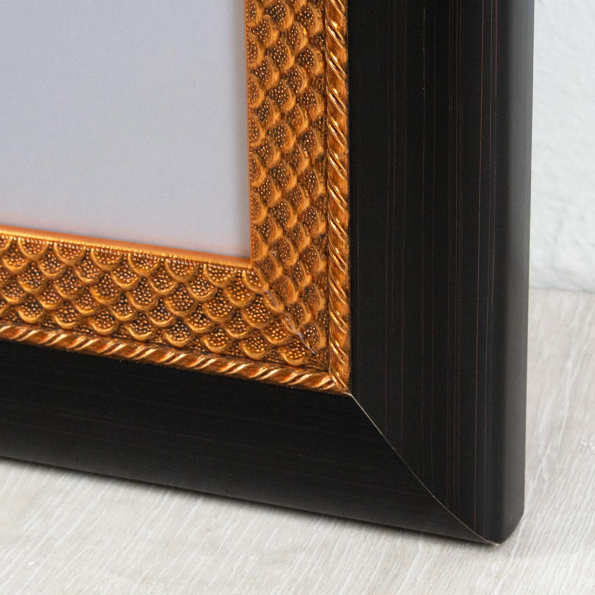 Framed Leaping Equestrian Artwork on Silk Cloth Right - Grey - Image 7