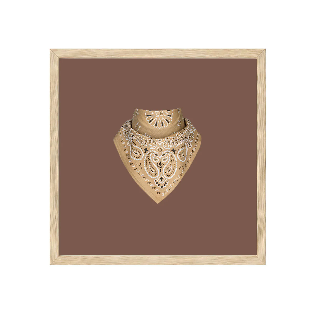 Framed Out West Print - Bandana