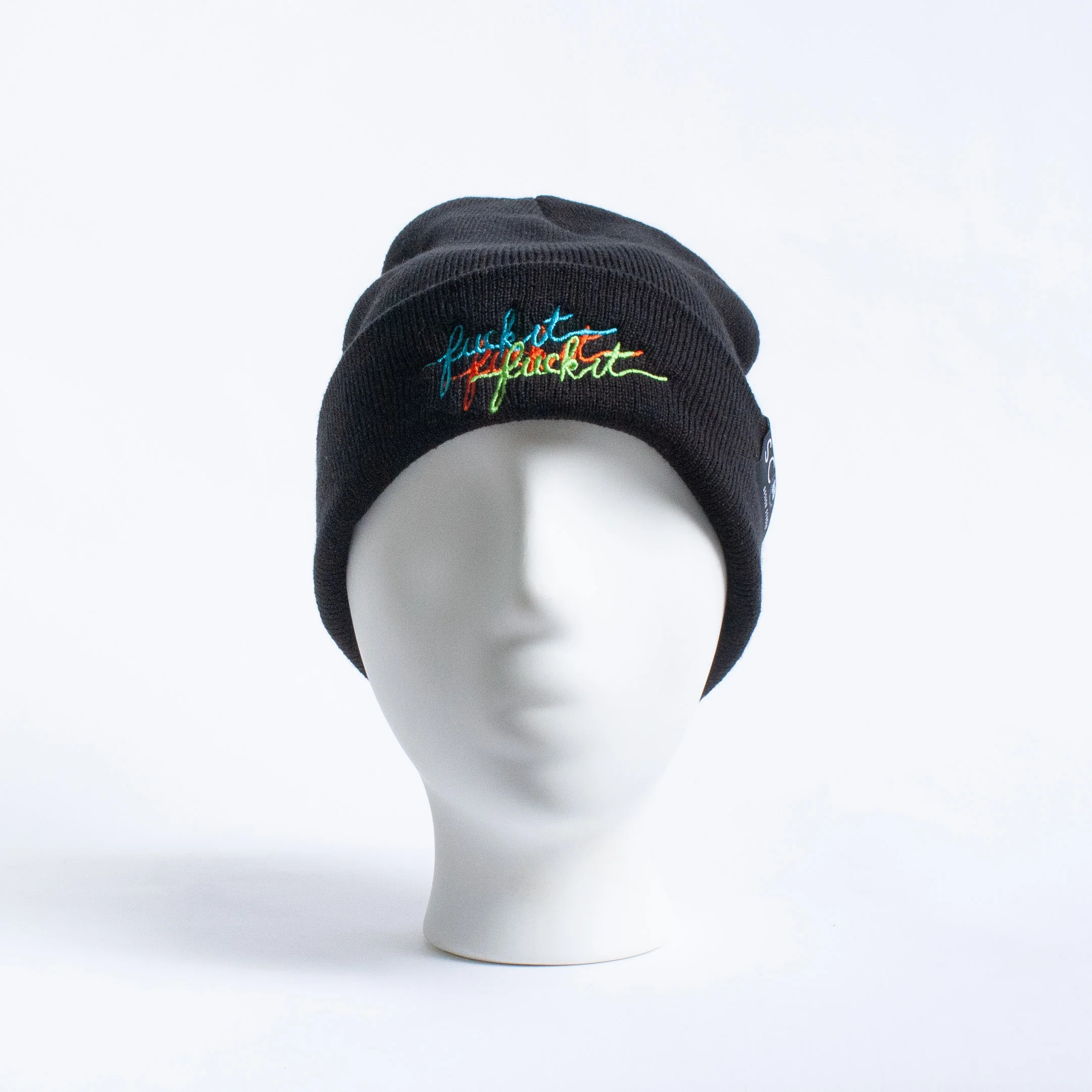 Fuck It Beanie - Black - Image 6