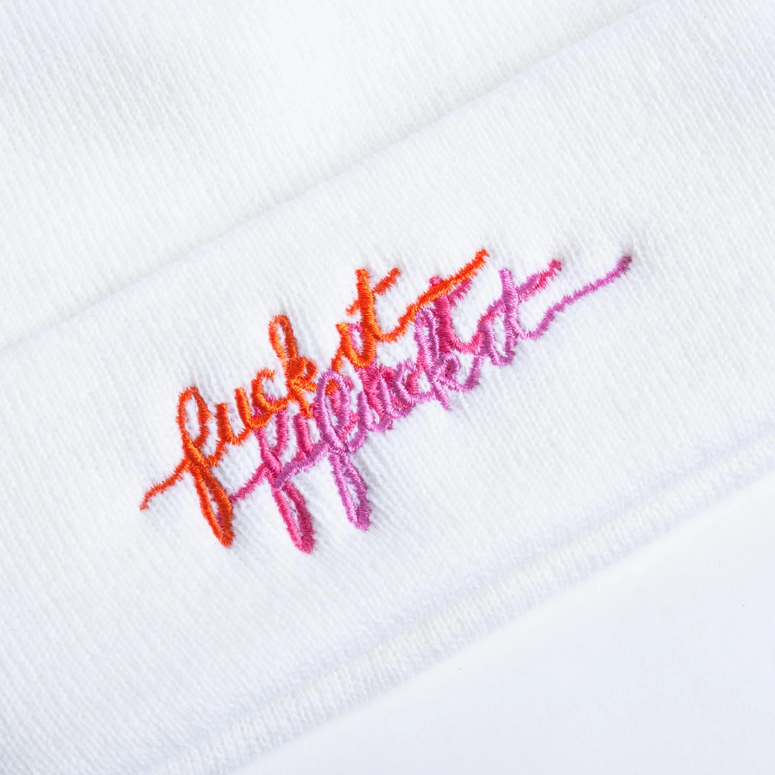 Fuck It Beanie - White - Image 4