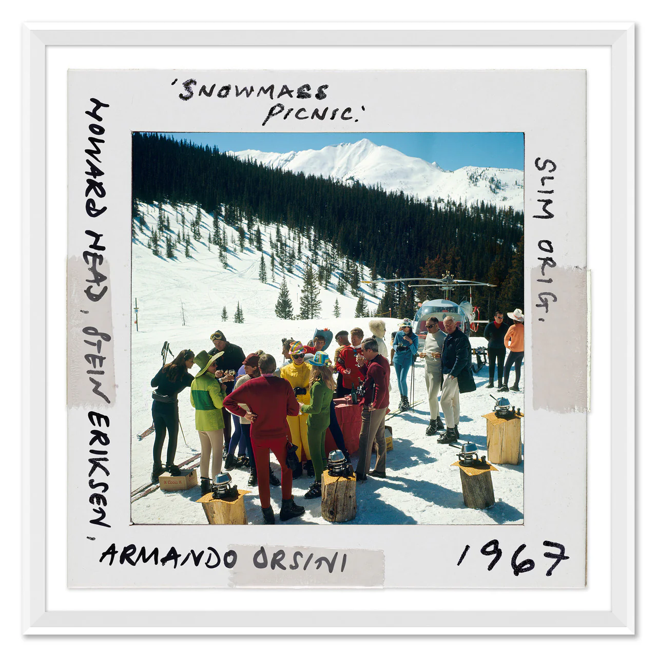 Getty Images 'Snowmass Picnic - Slide' by Slim Aarons