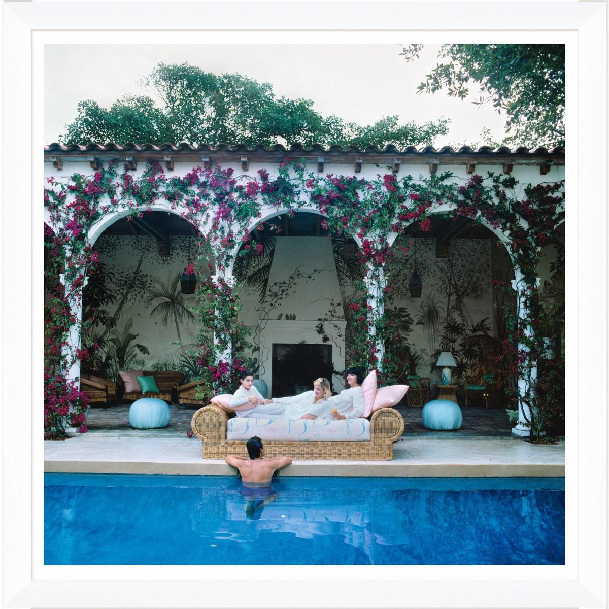 Getty Images 'Sofa by the Pool' by Slim Aarons