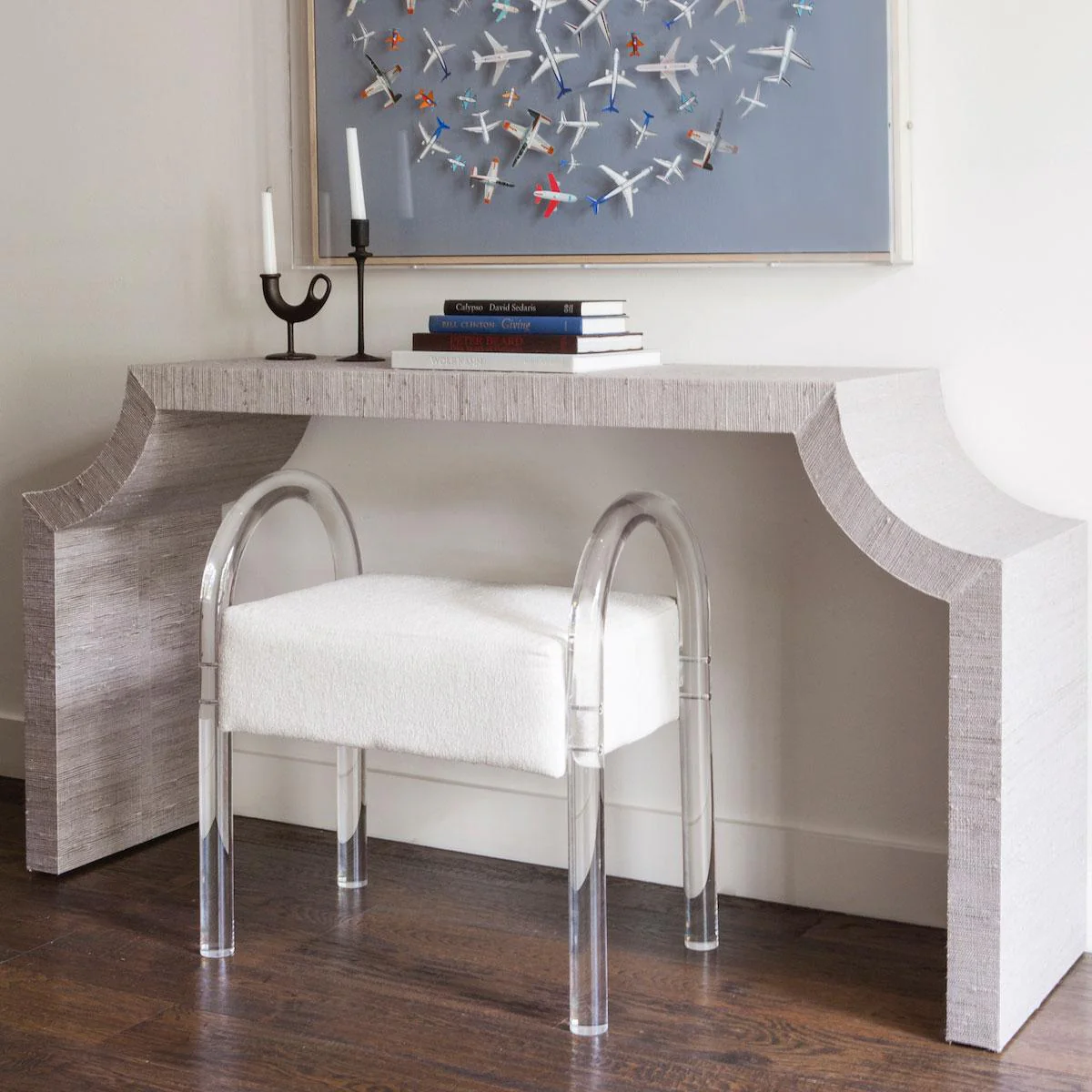 Gibbs Bench In Ivory - Image 7