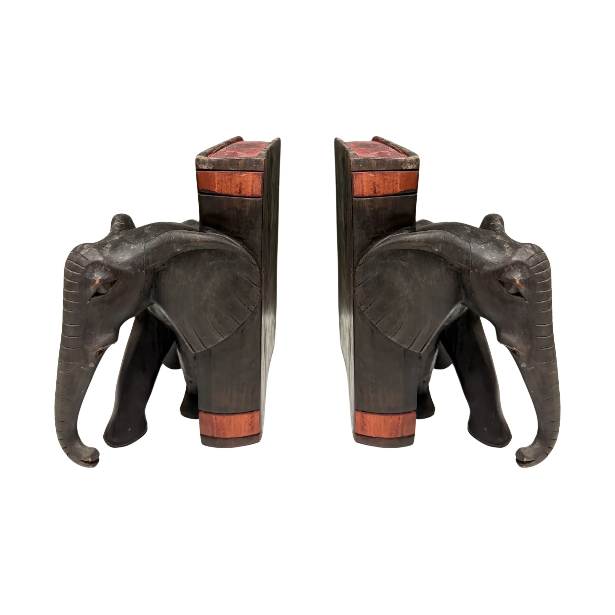 Pair of Vintage Elephant Bookends