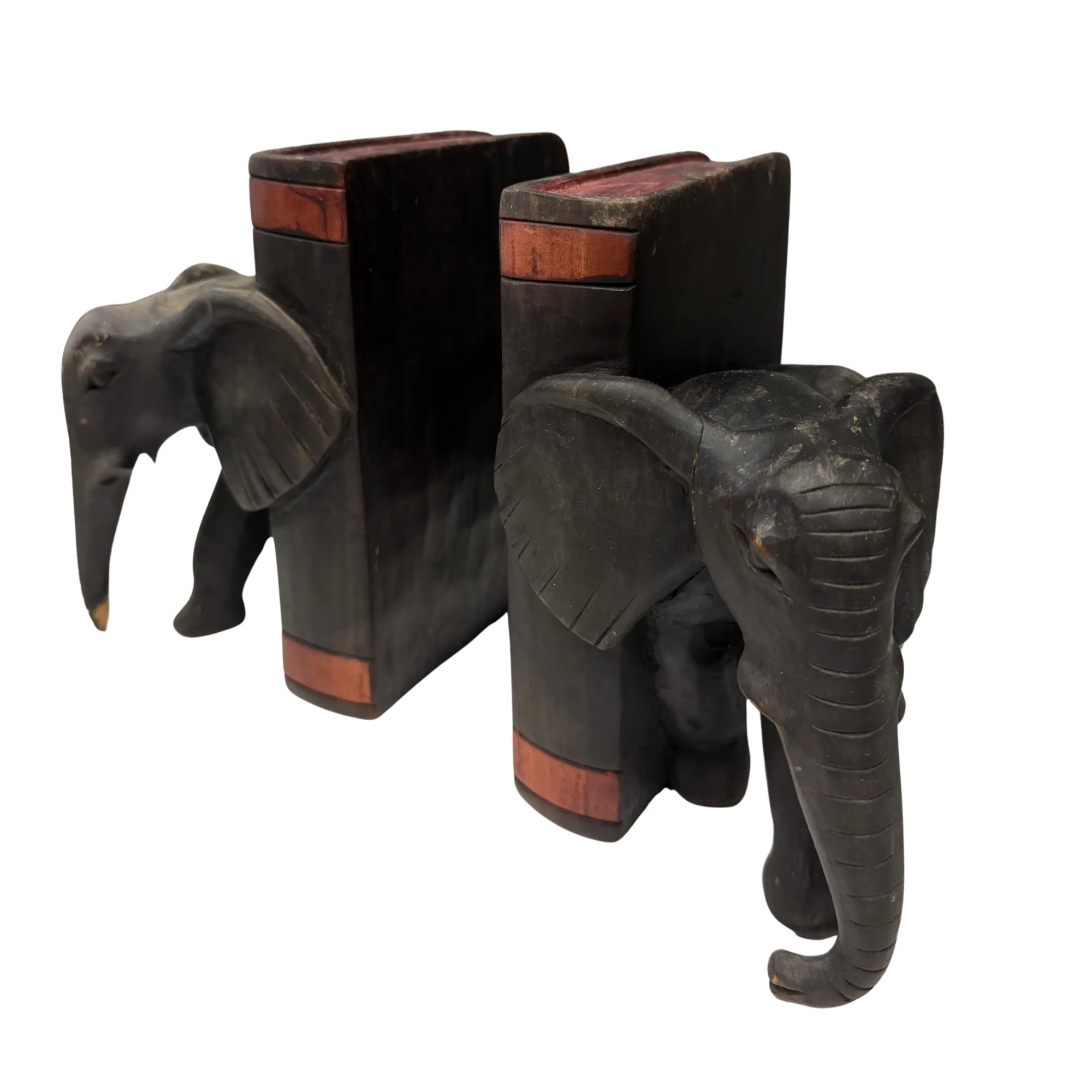 Pair of Vintage Elephant Bookends - Image 2