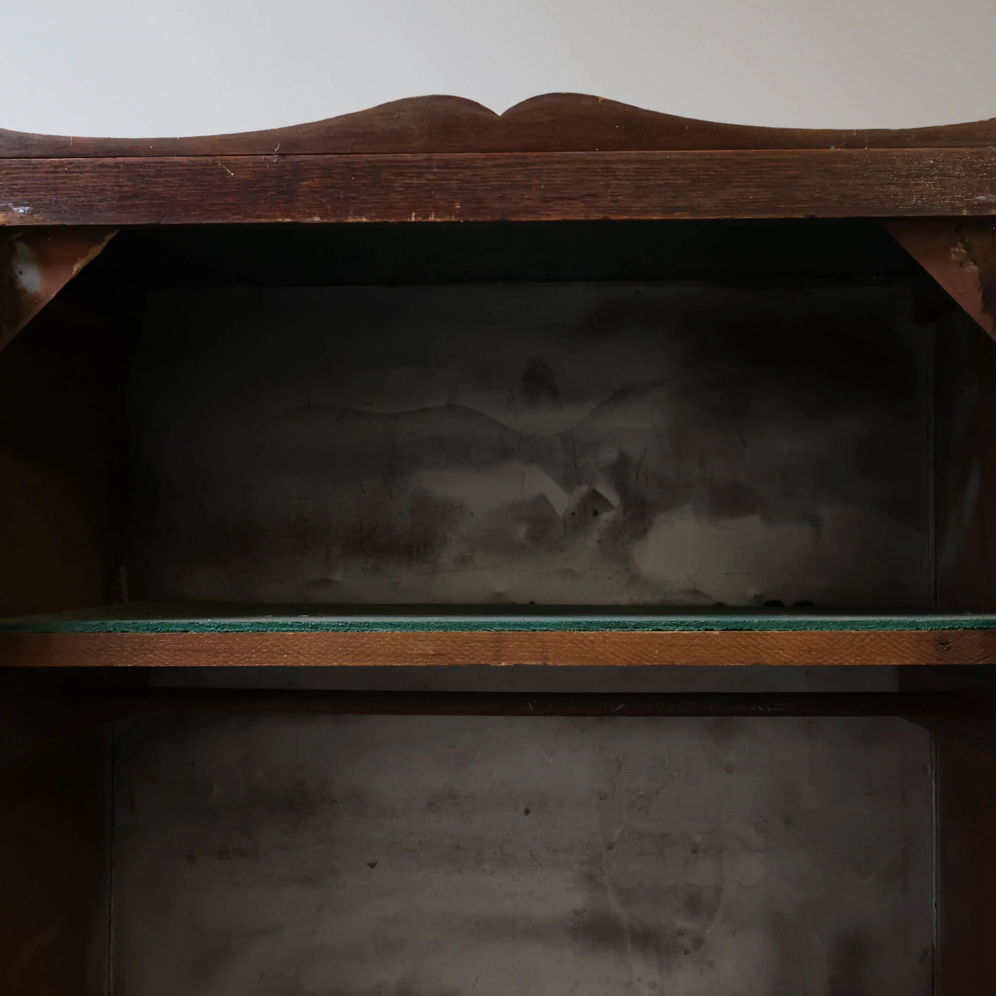 Rustic Armoire with Hand Painted Pastoral Scene - Image 15