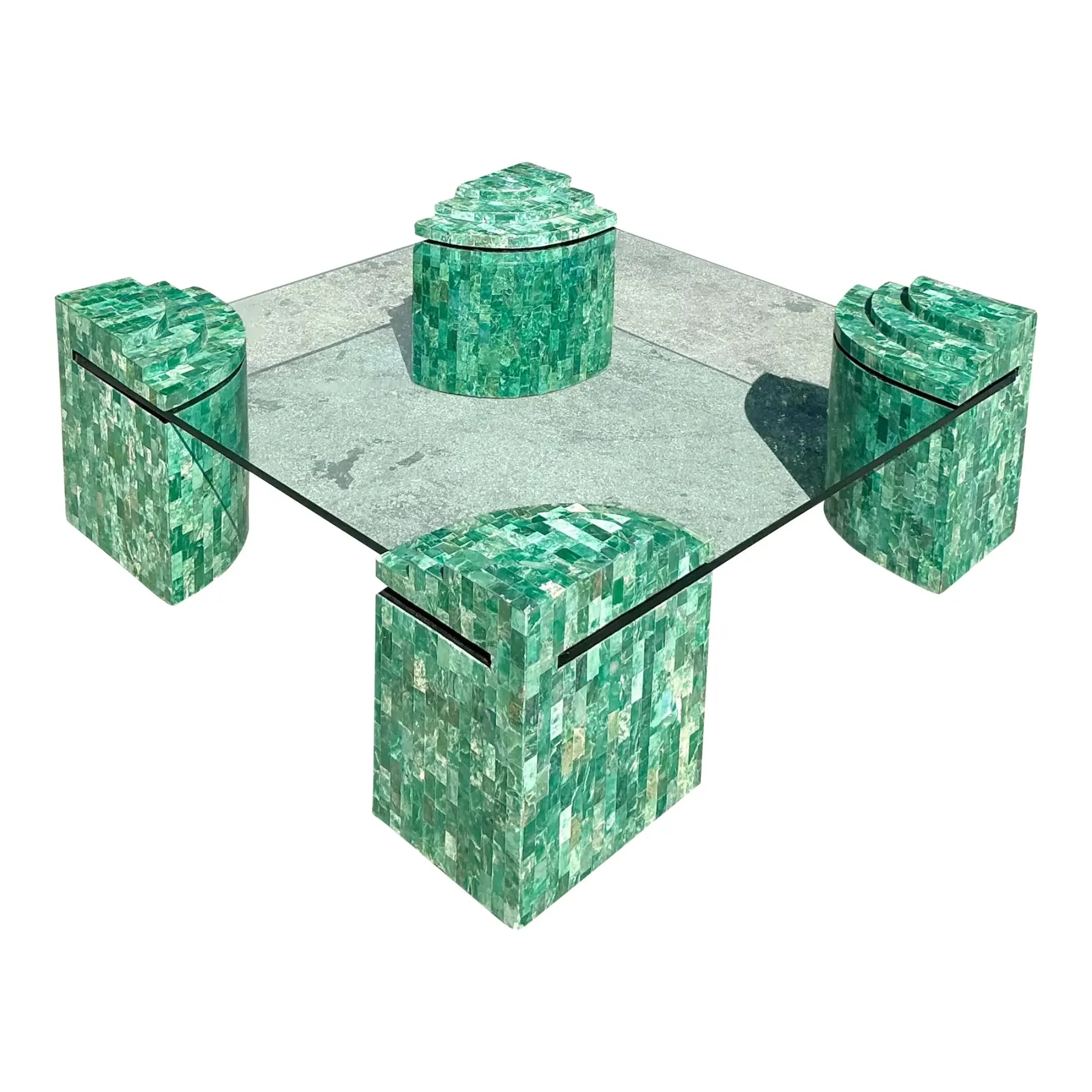 Green Marble Coffee Table - Image 4