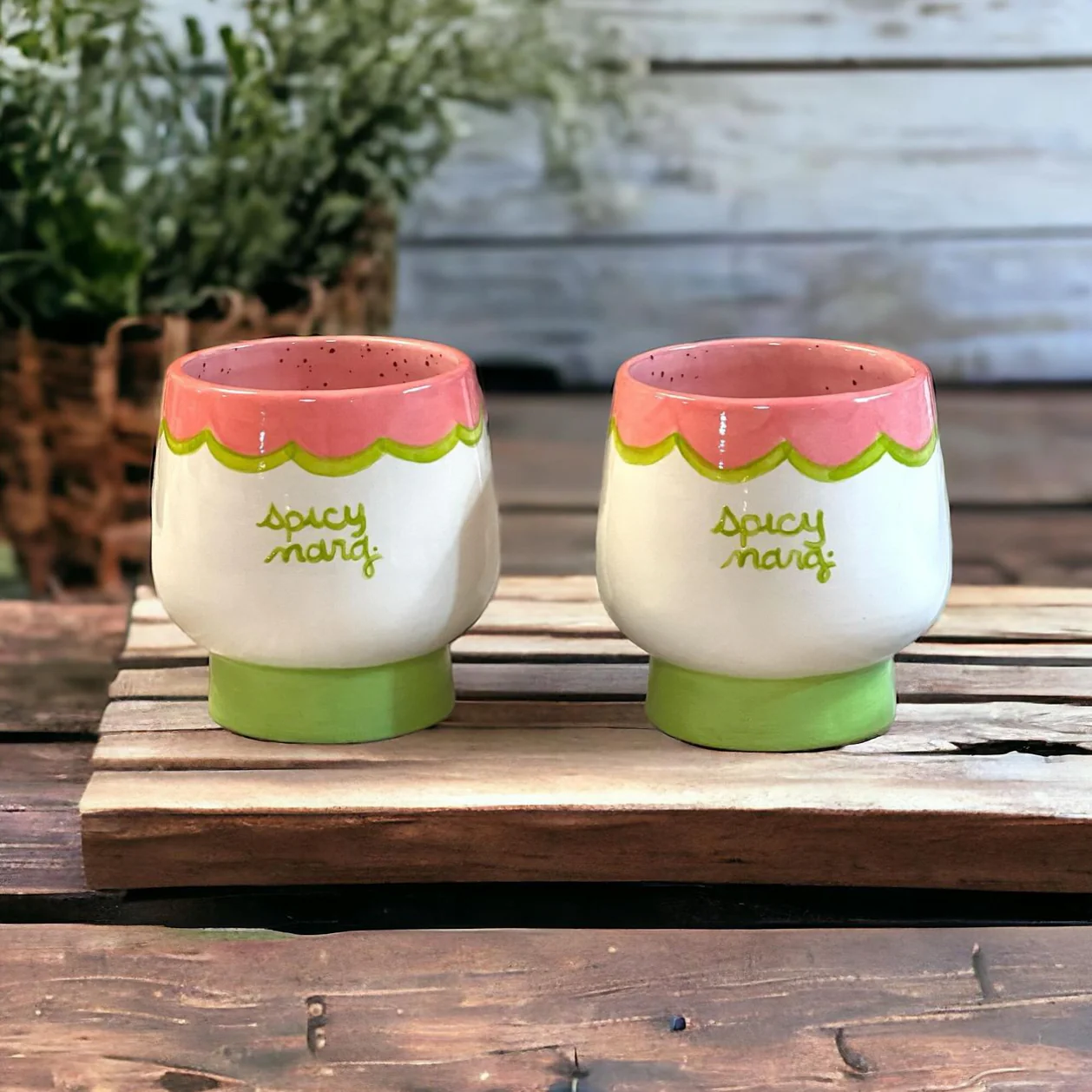 Green Spicy Marg Glasses - Set of 2 - Image 2