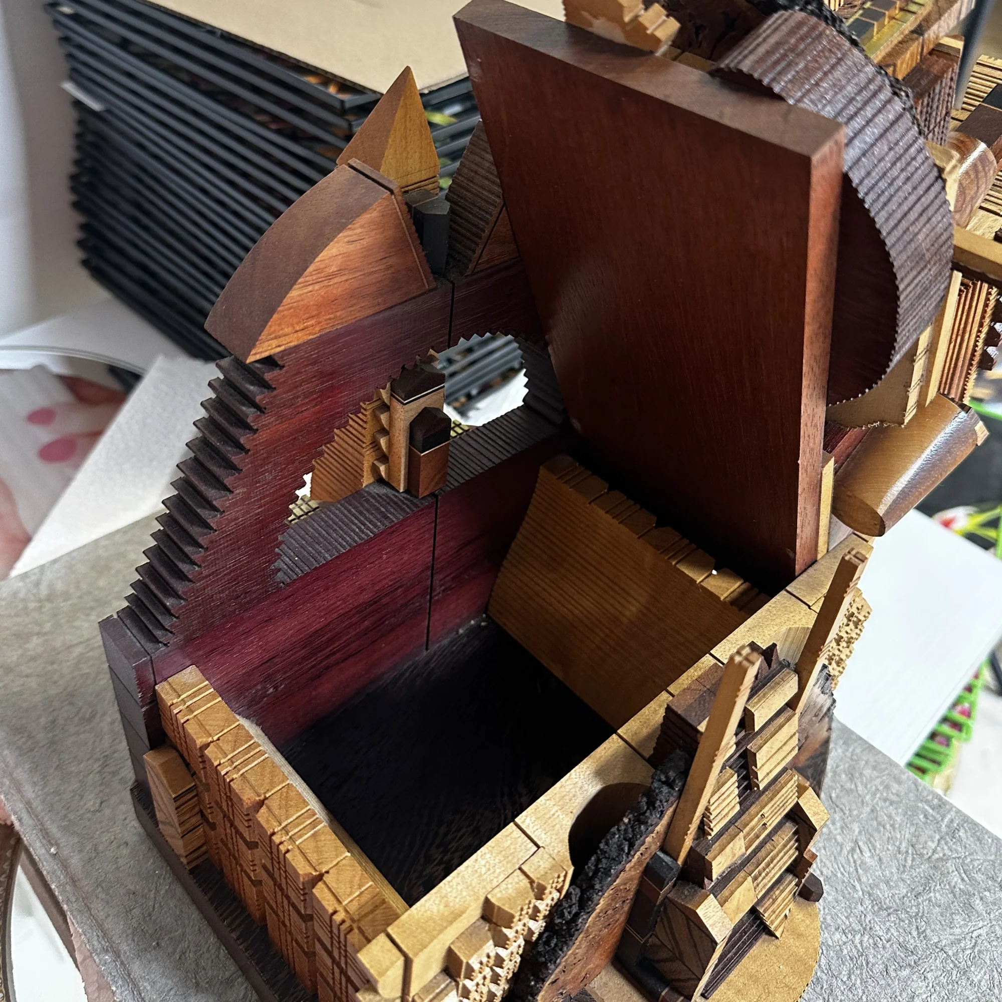 Po Shun Leong Handcrafted Architectural Box - Image 3