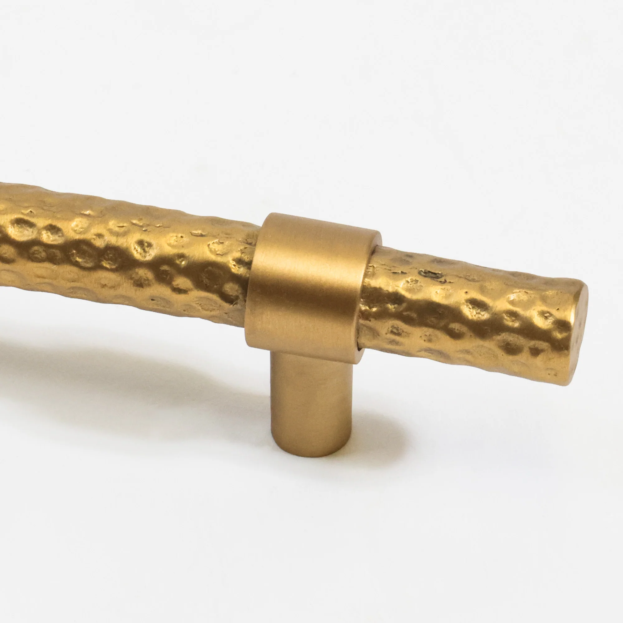 Hammered Brass Handle 5" - Image 3