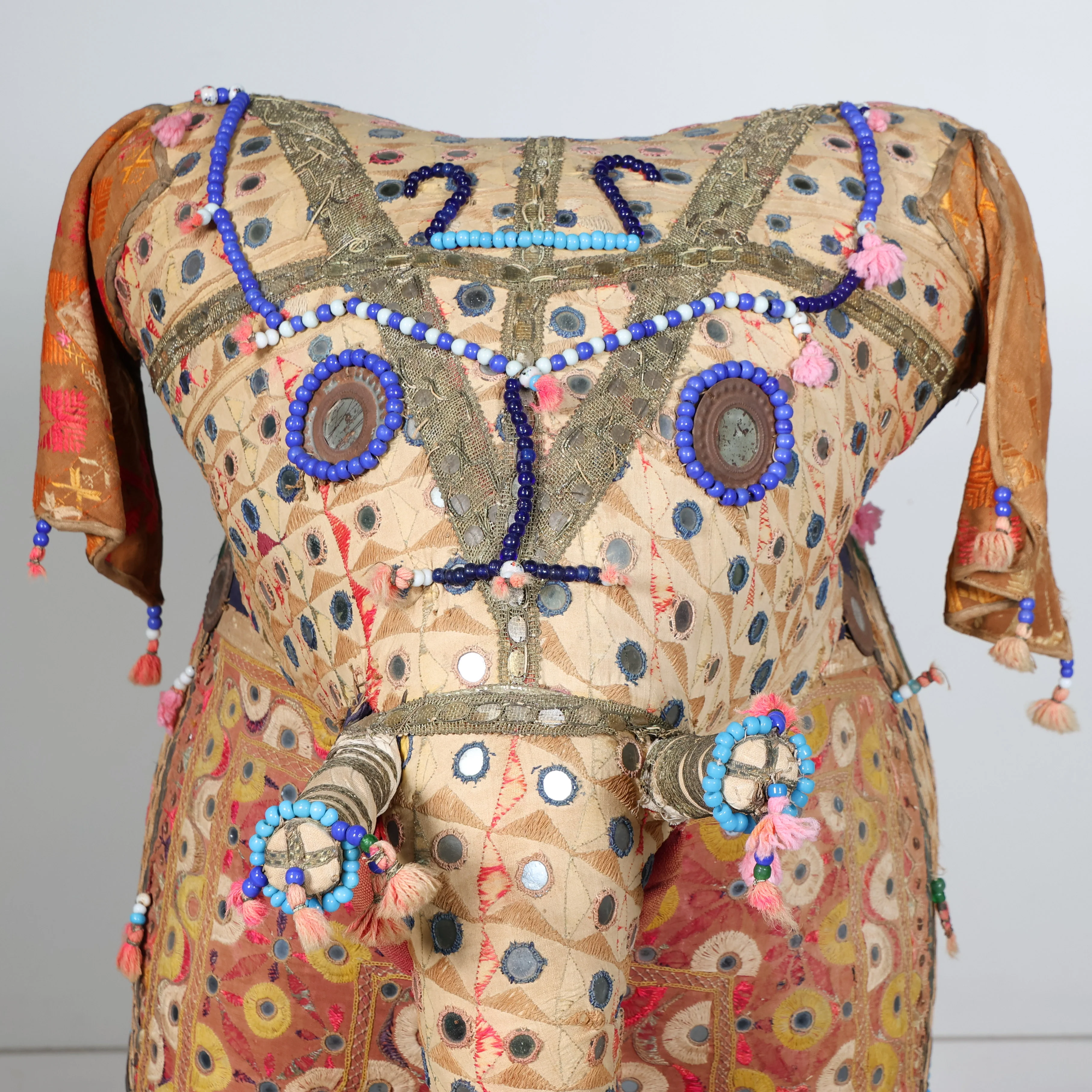 Giant Handcrafted Indian Art Elephant - Image 4