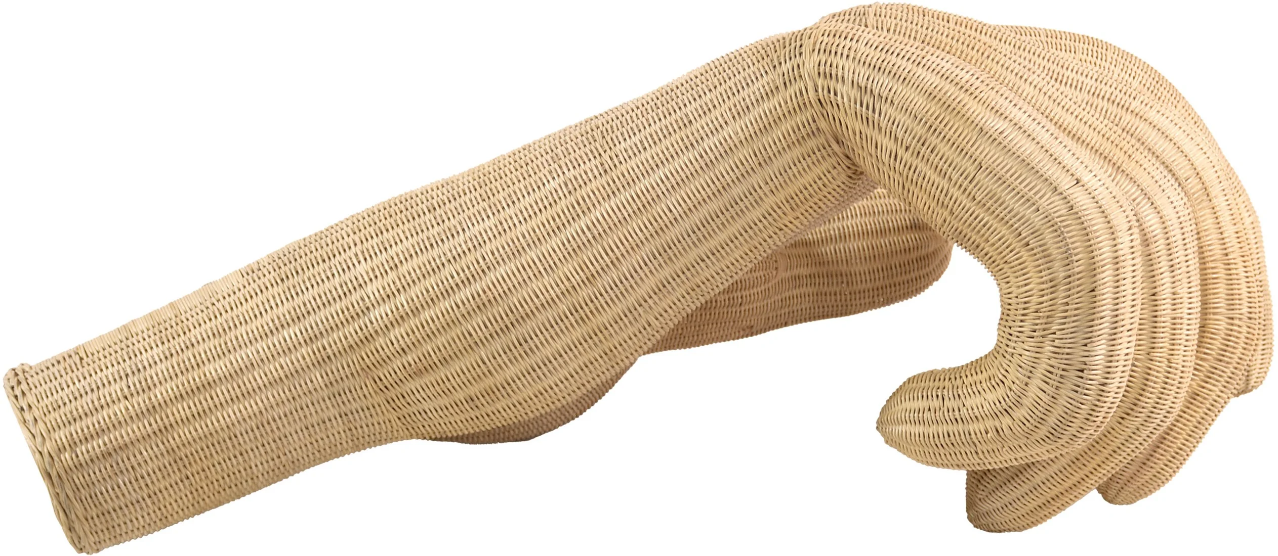 Hands Wall Sculpture in Rattan - Image 5