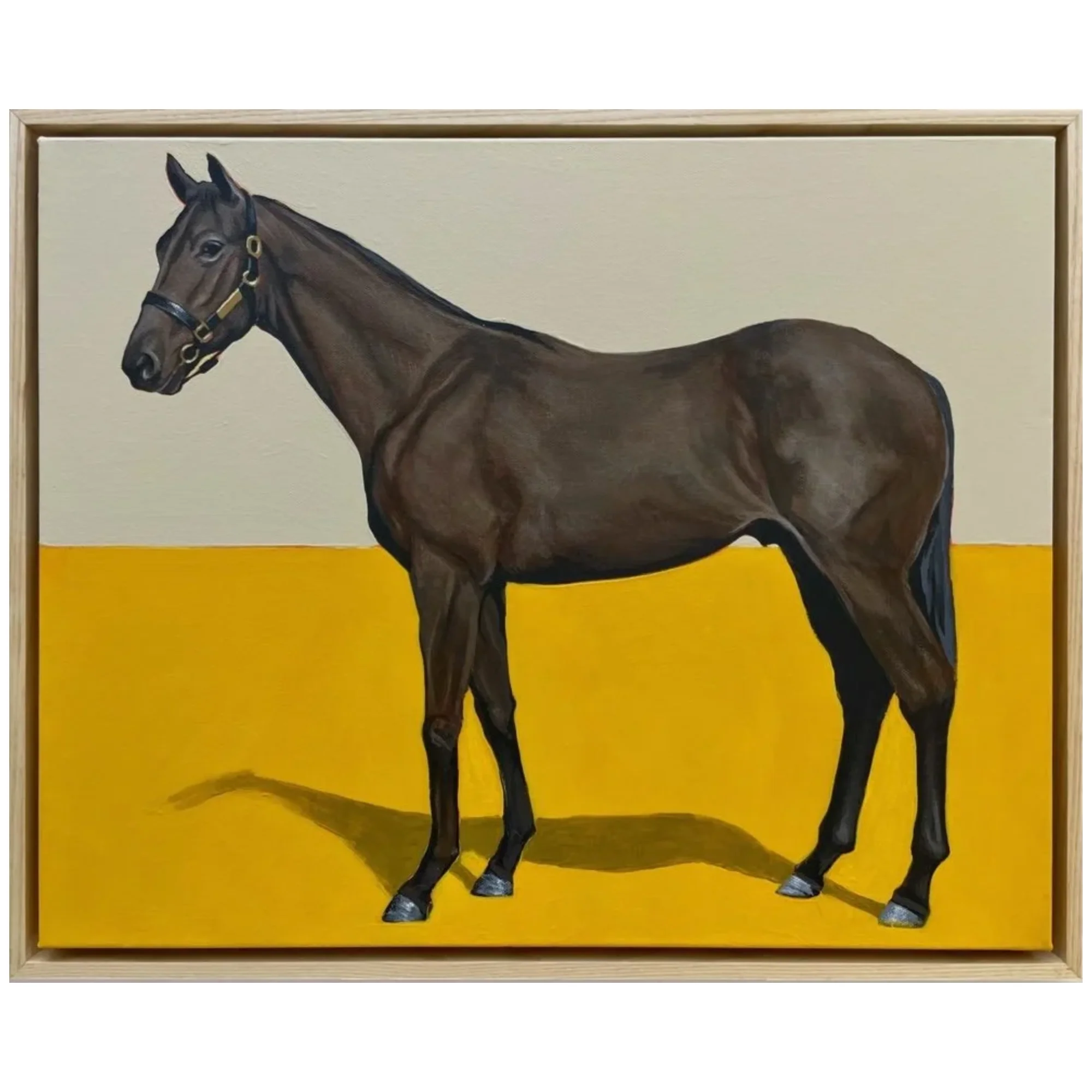 "Horse in Ochre" 16x20 Acrylic on Canvas by Tanner Muse