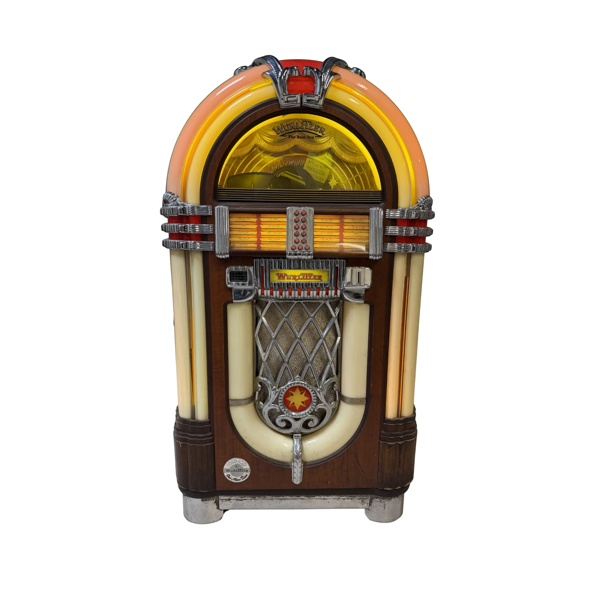 Iconic 1015 “One More Time” Wurlitzer Jukebox with Compact Disc Changer Circa 1997