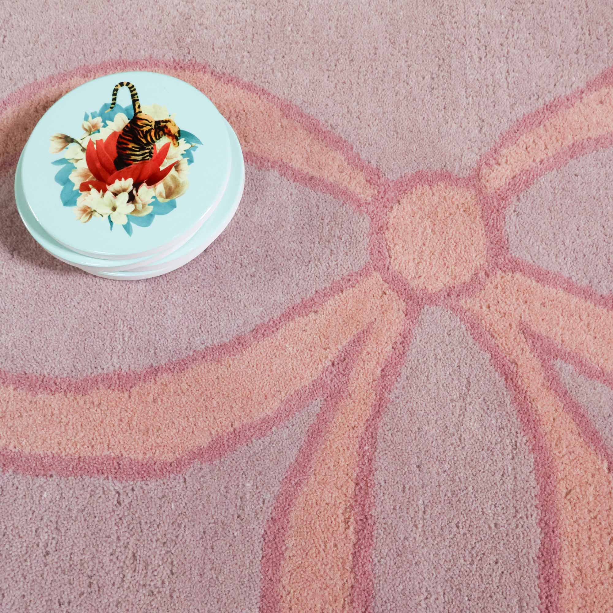 In Stock 2x3 Francine Tufted Mat in Blush - Image 4