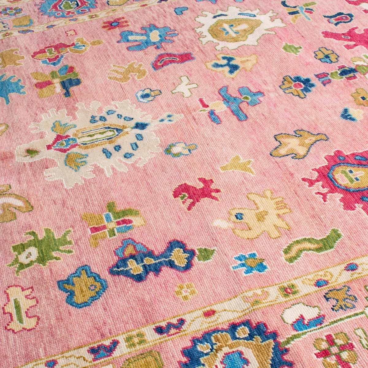 In Stock 8x10 The Lilly Turkish Knot Rug - Image 4
