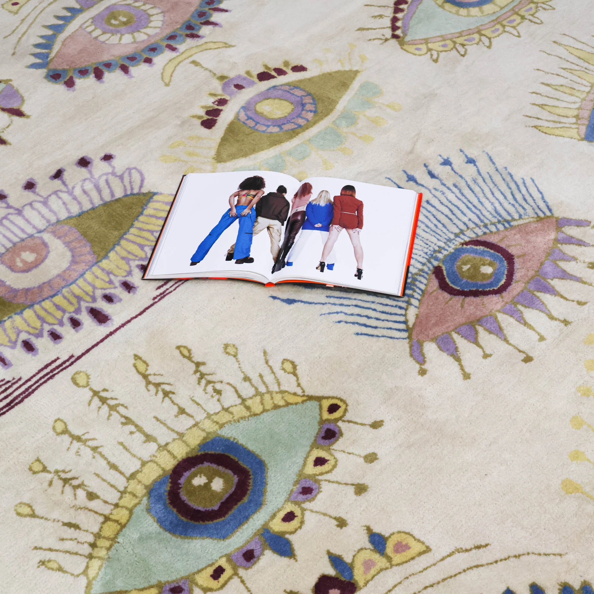 In Stock 9x12 Bright Eye Multicolor Tufted - Image 3