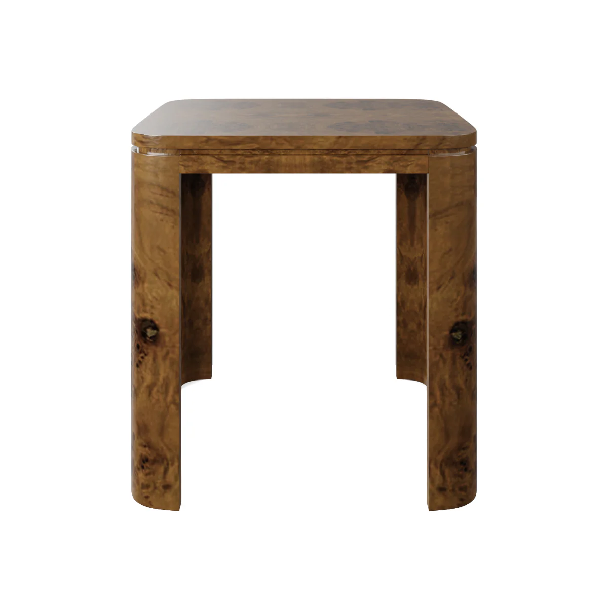 In Stock Ace Game Table 40" in Provincial Mappa Burl - Image 4