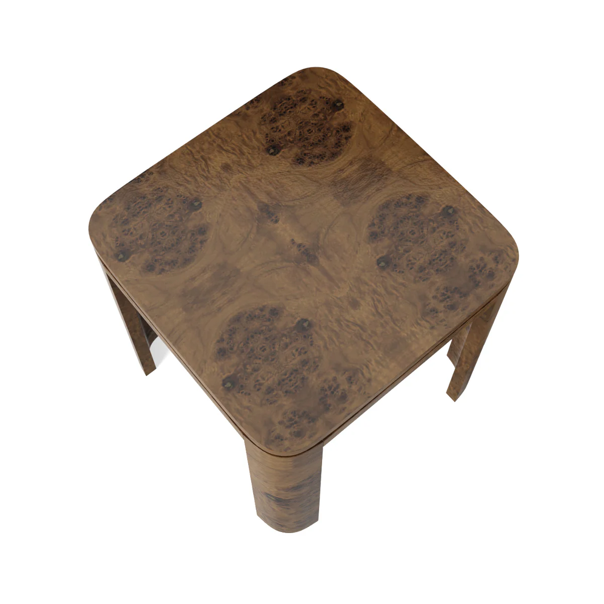In Stock Ace Game Table 40" in Provincial Mappa Burl - Image 5