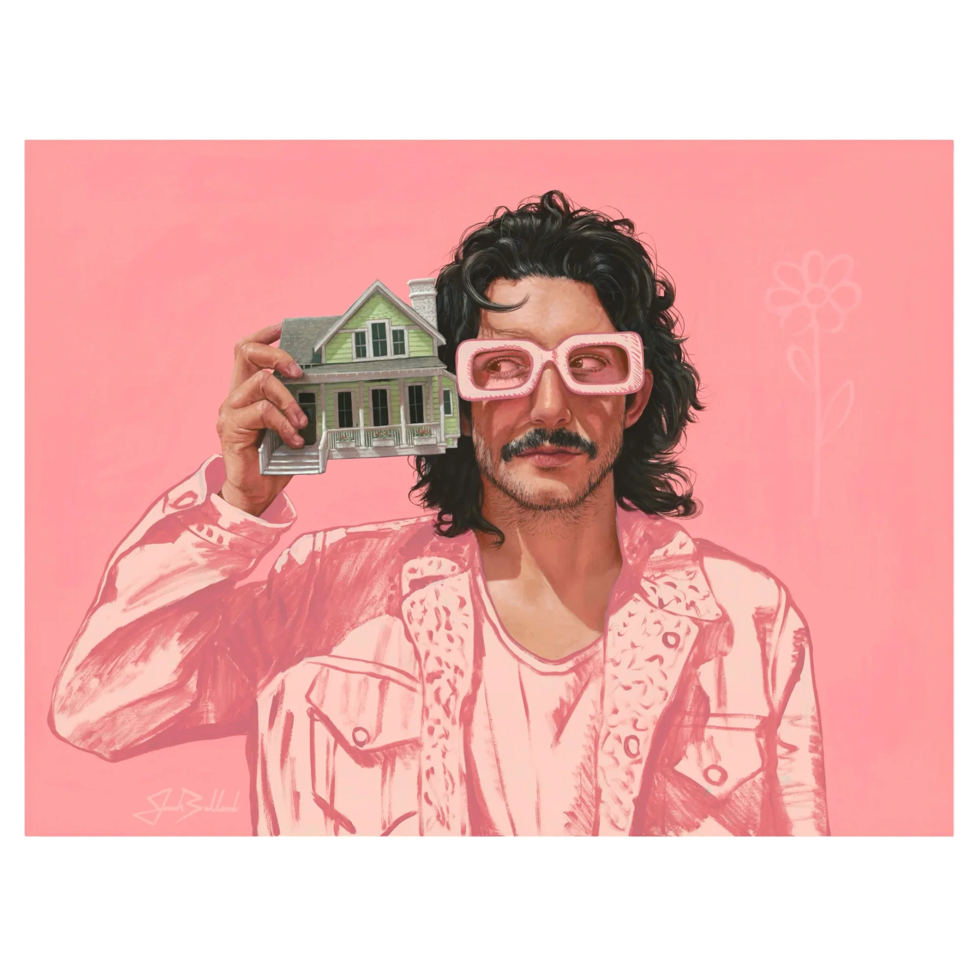 In Stock "House" 30x40 by The Painted Ladies