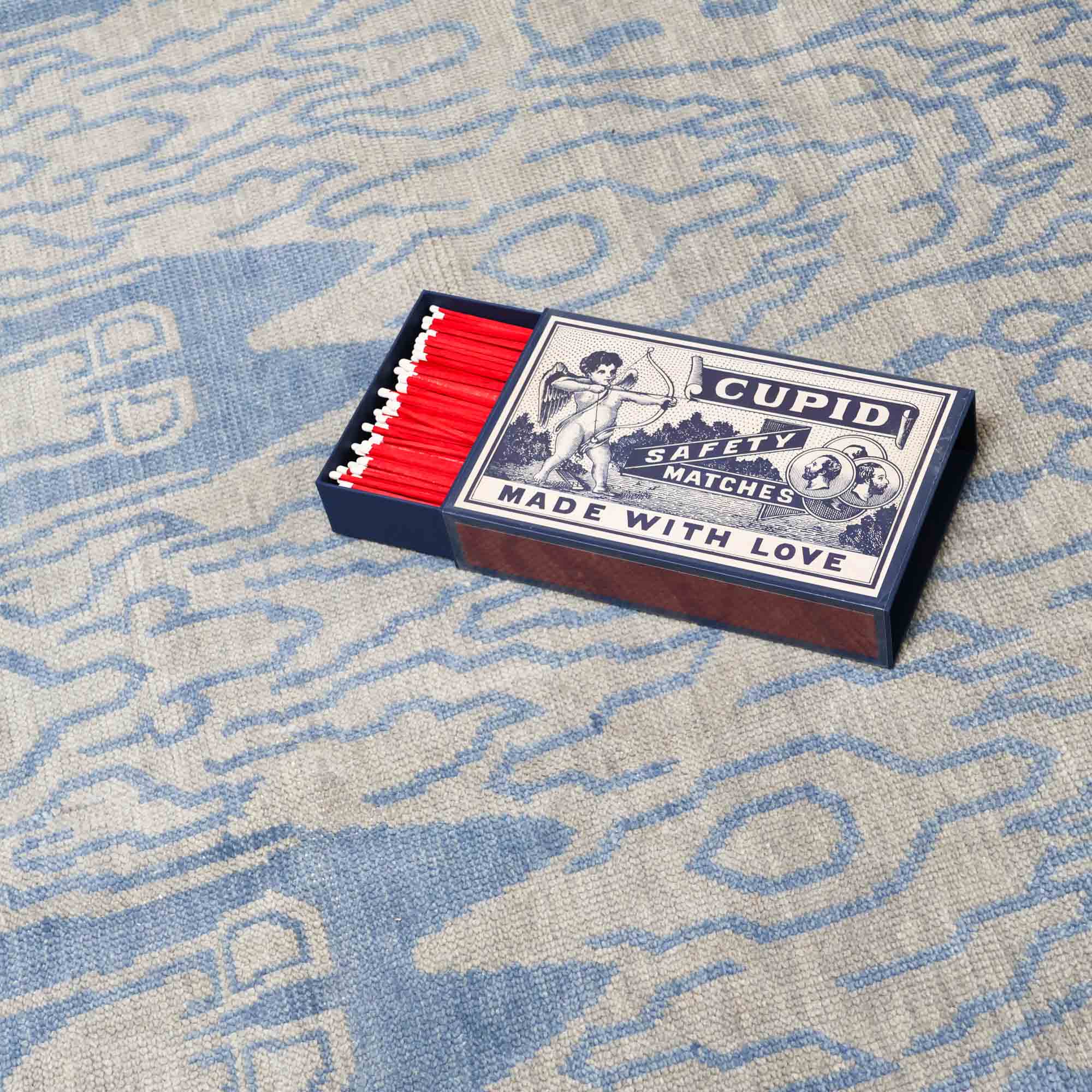 Taiga Blue Turkish Knot Rug - Image 3