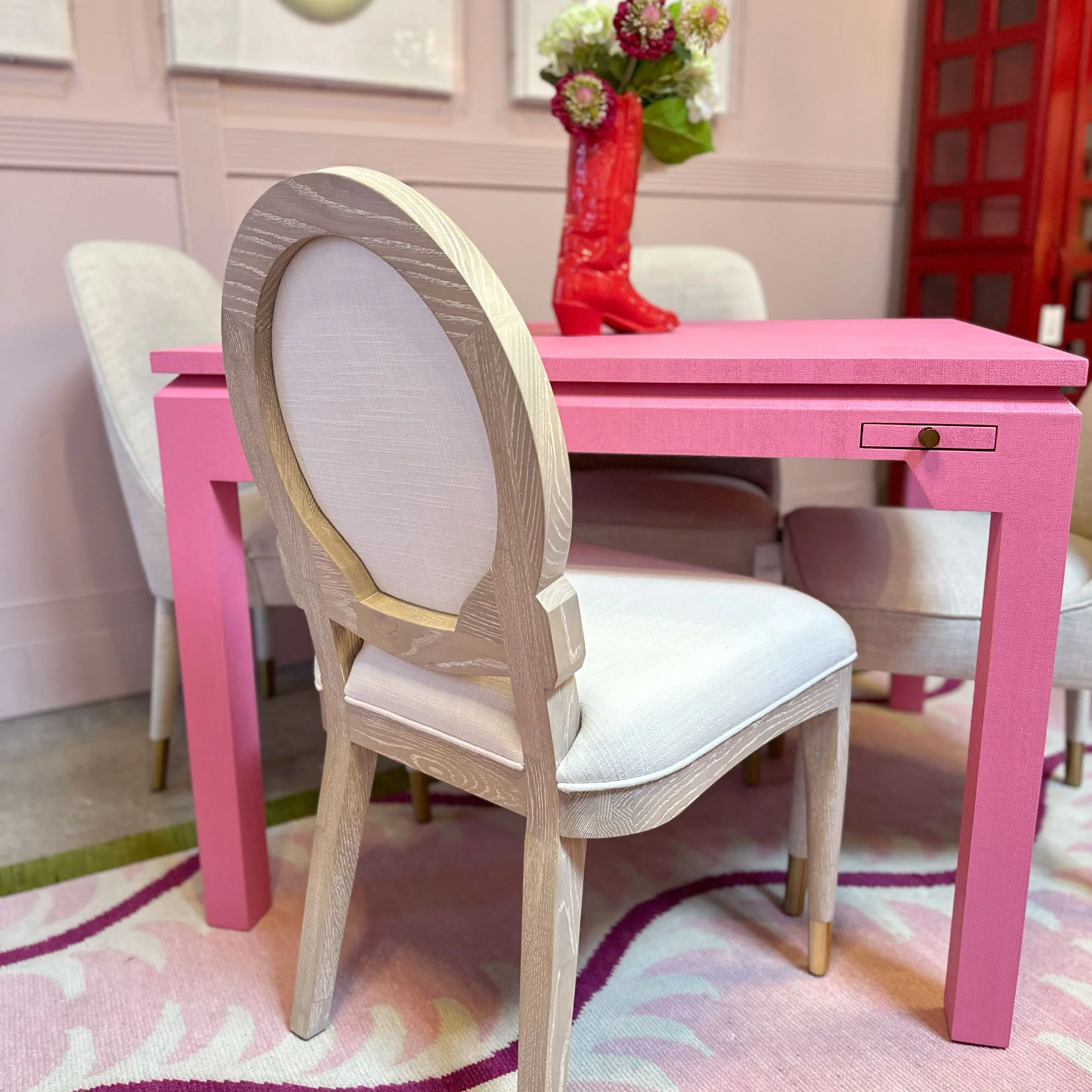 Ivy Dining Chair in Cerused Wood - Image 2