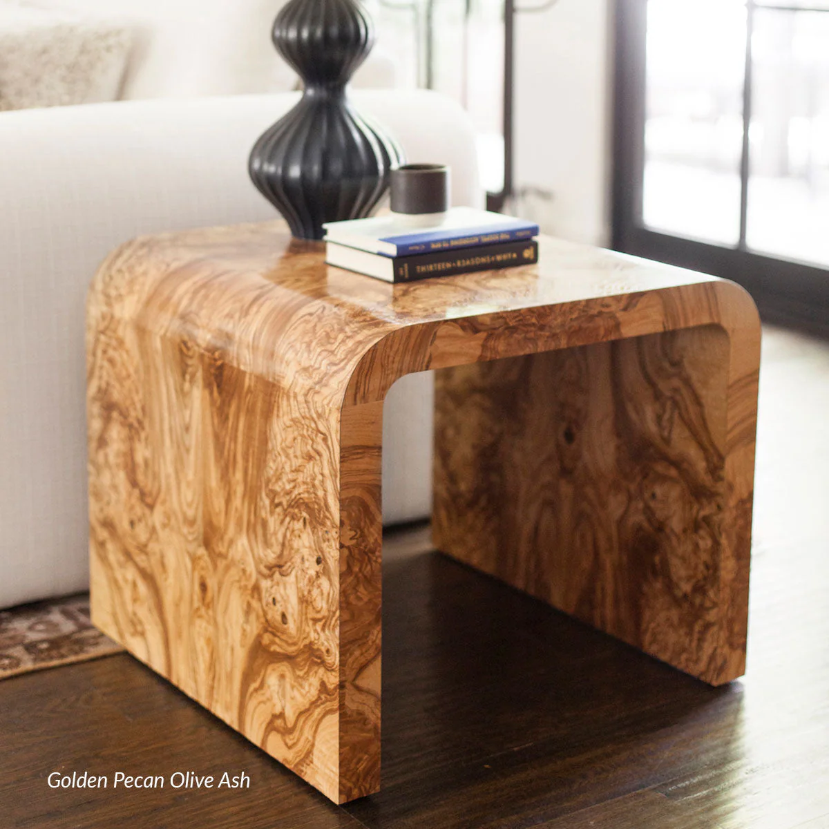 Custom Janus Waterfall Side Table - Image 6
