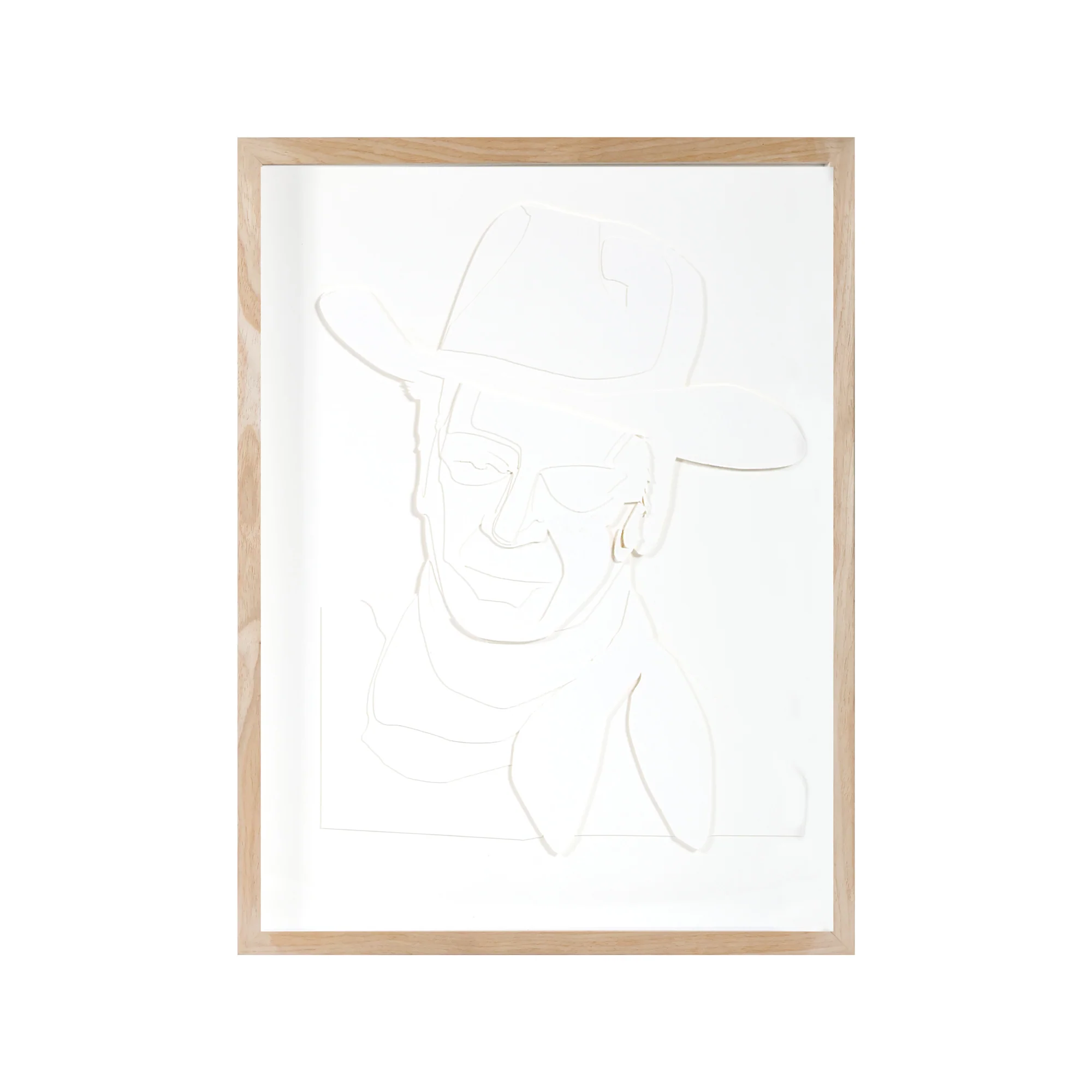 John Wayne in Paper