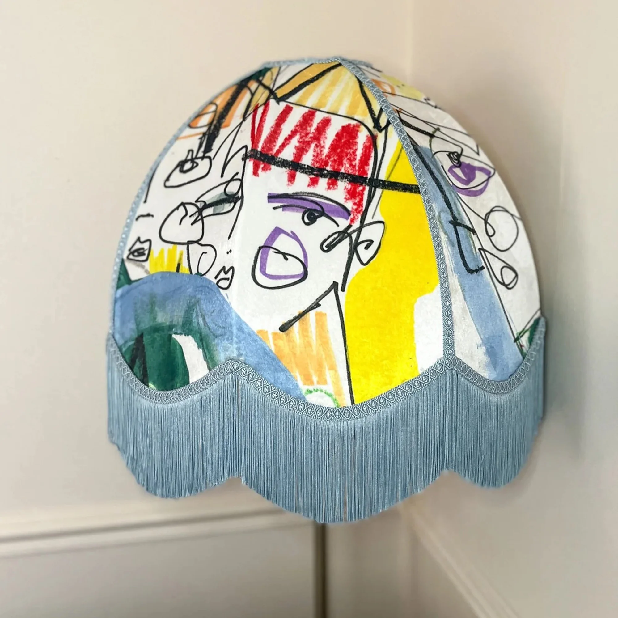 Kings & Queens Fringed Lampshade - Image 3