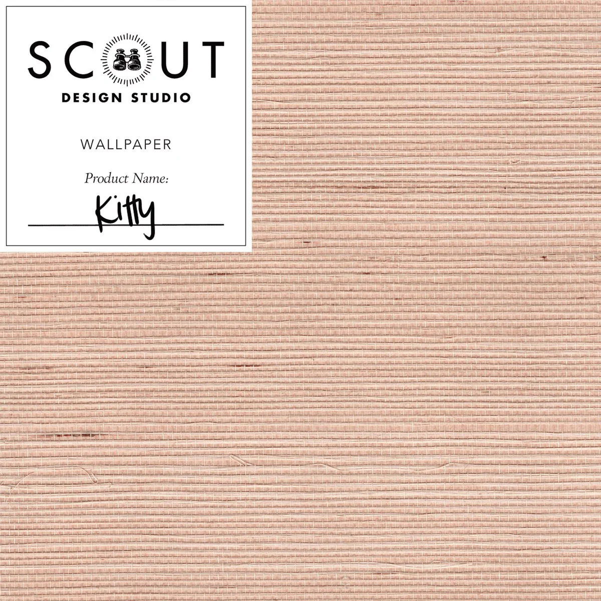 Kitty Sisal Grasscloth Sample