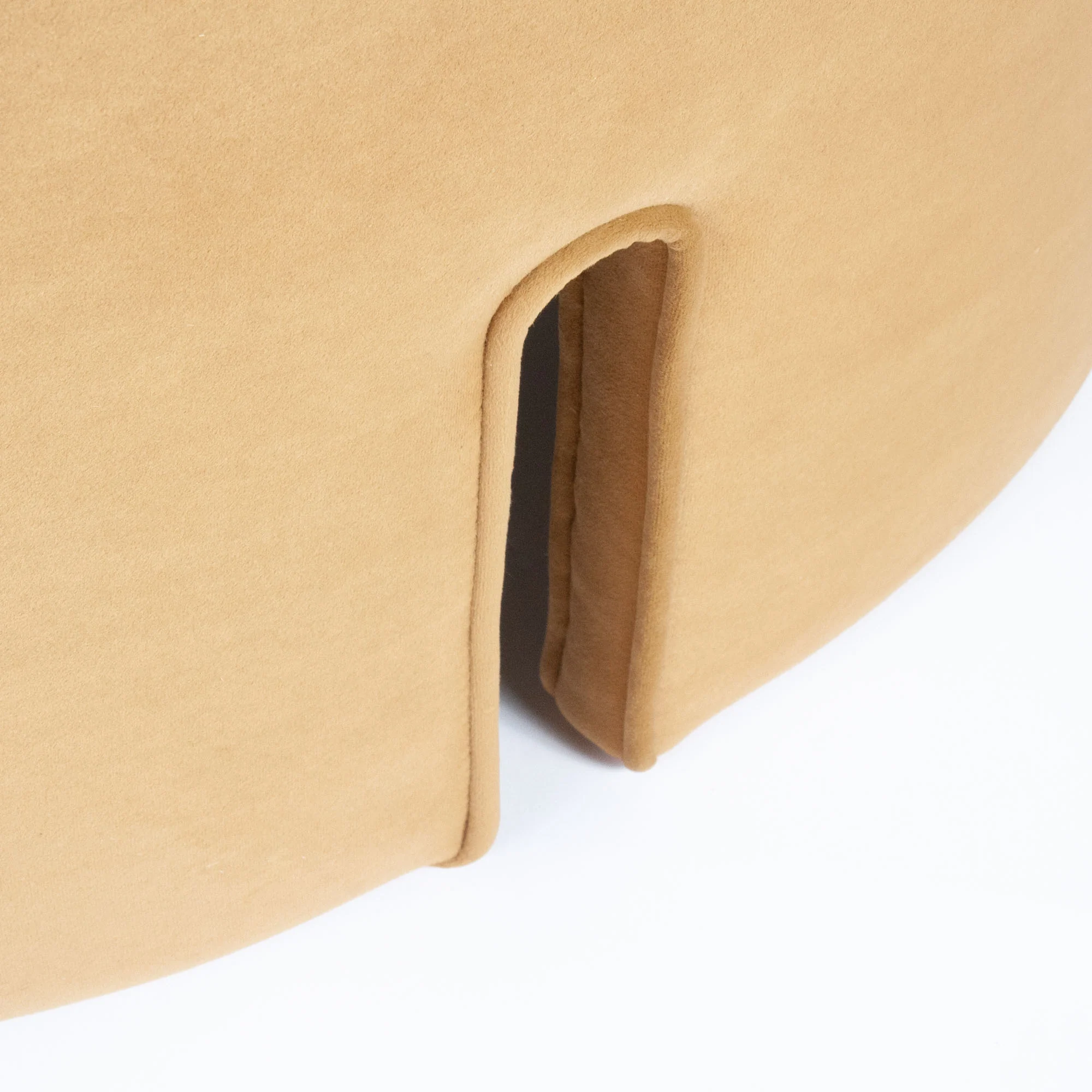 Knox Chair In Caramel Velvet - Image 4
