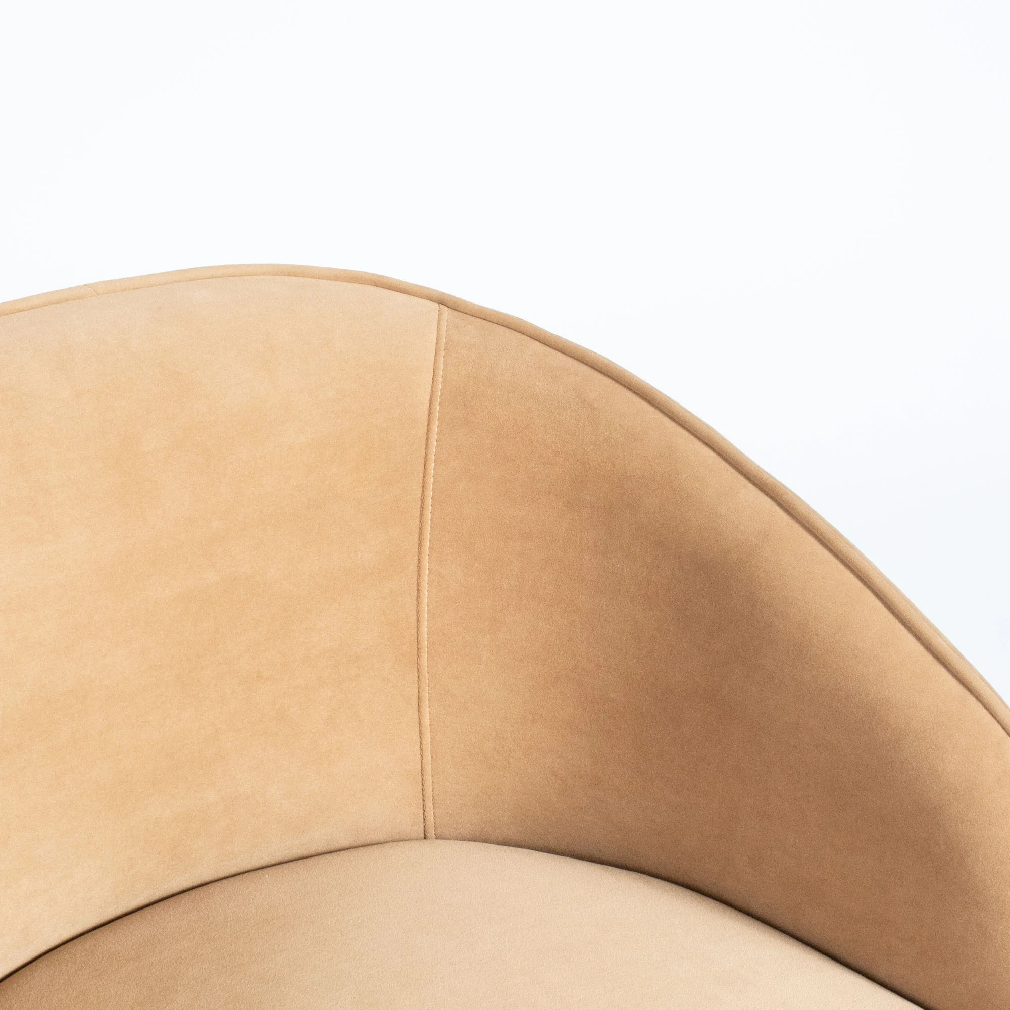 Knox Chair In Caramel Velvet - Image 6