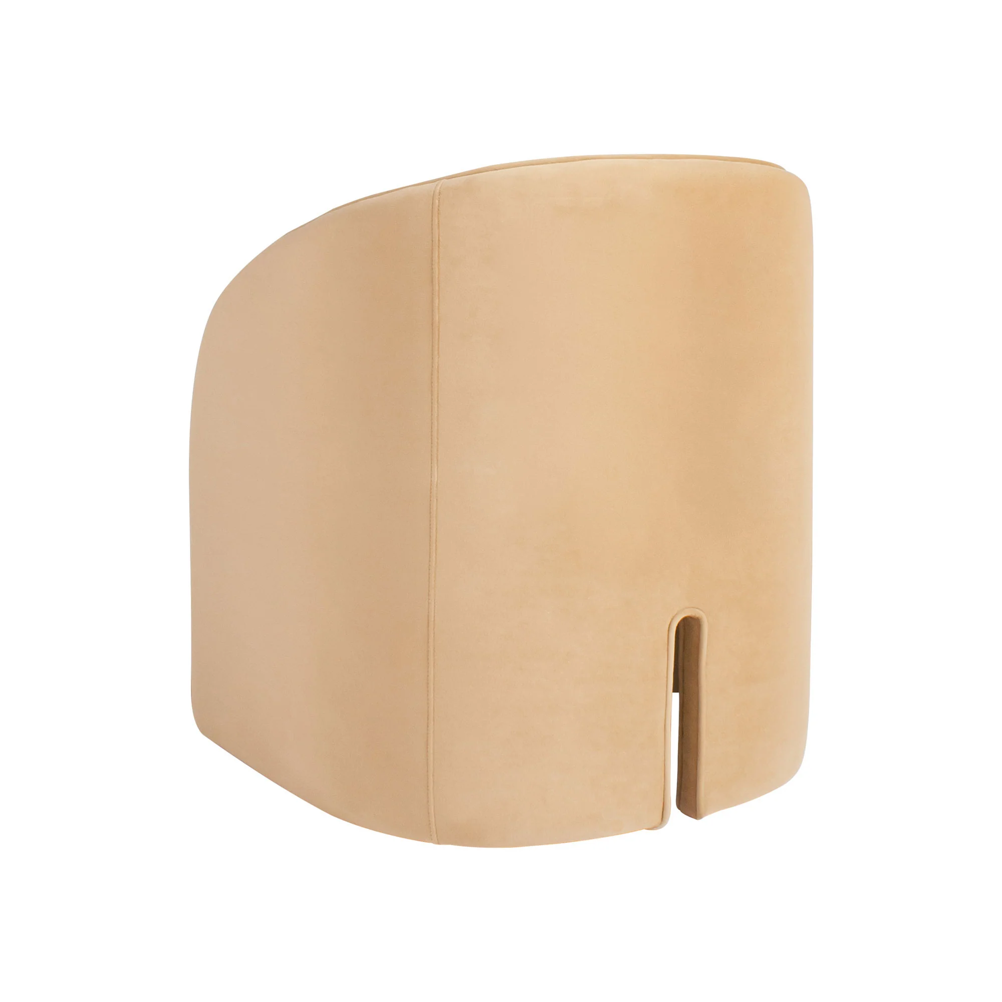 Knox Chair In Caramel Velvet - Image 8