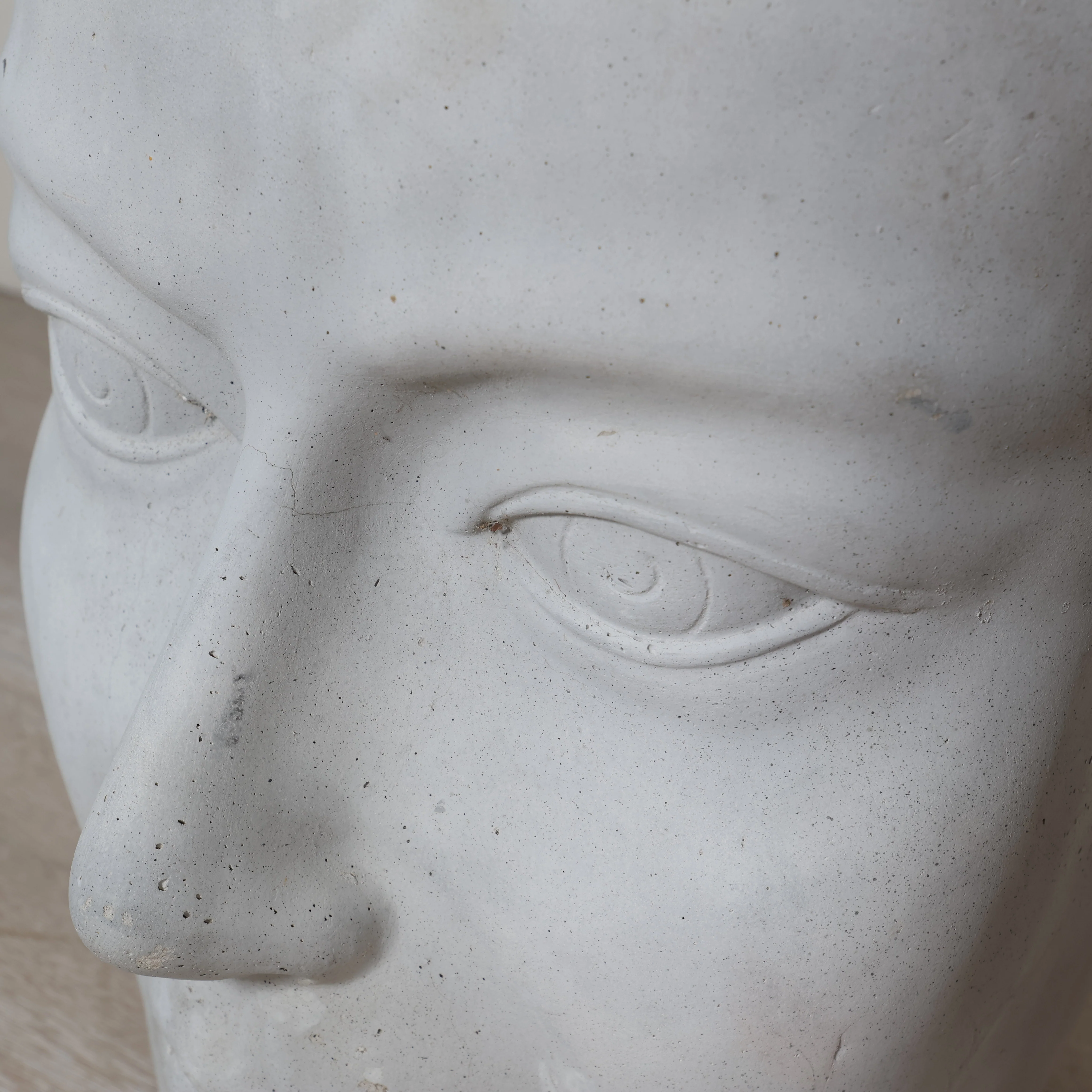 Large Concrete Face Planter - Image 5