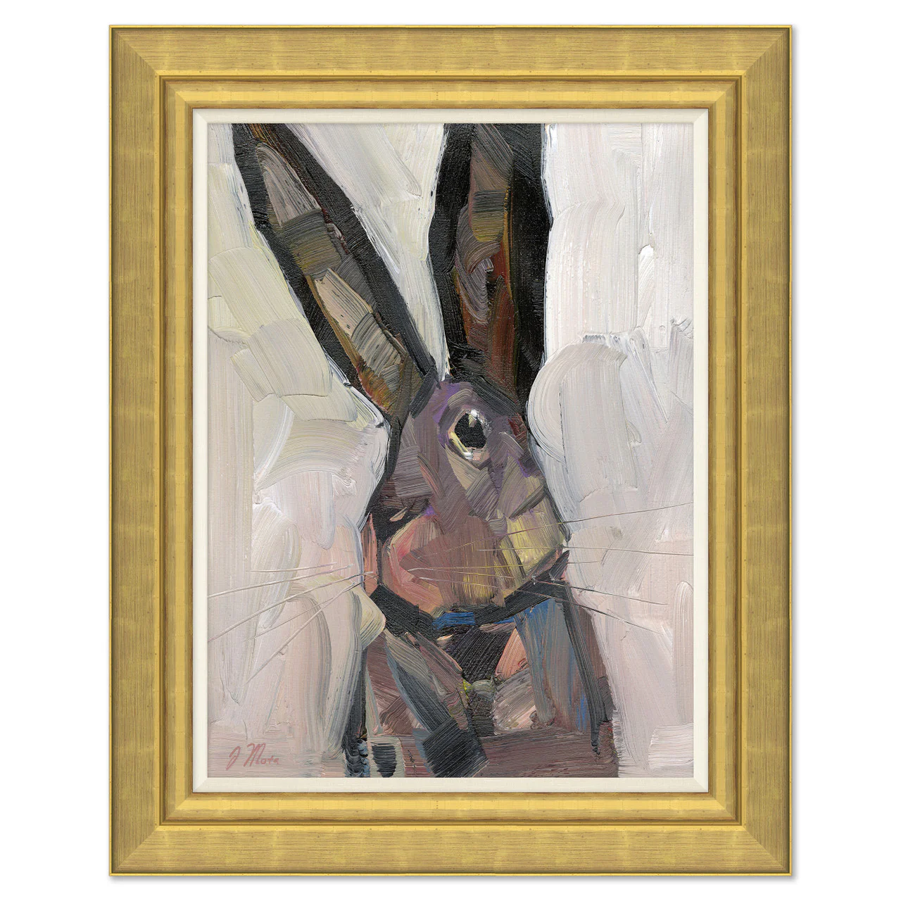 'Large Eared Bunny on Canvas' by Joseph Mota
