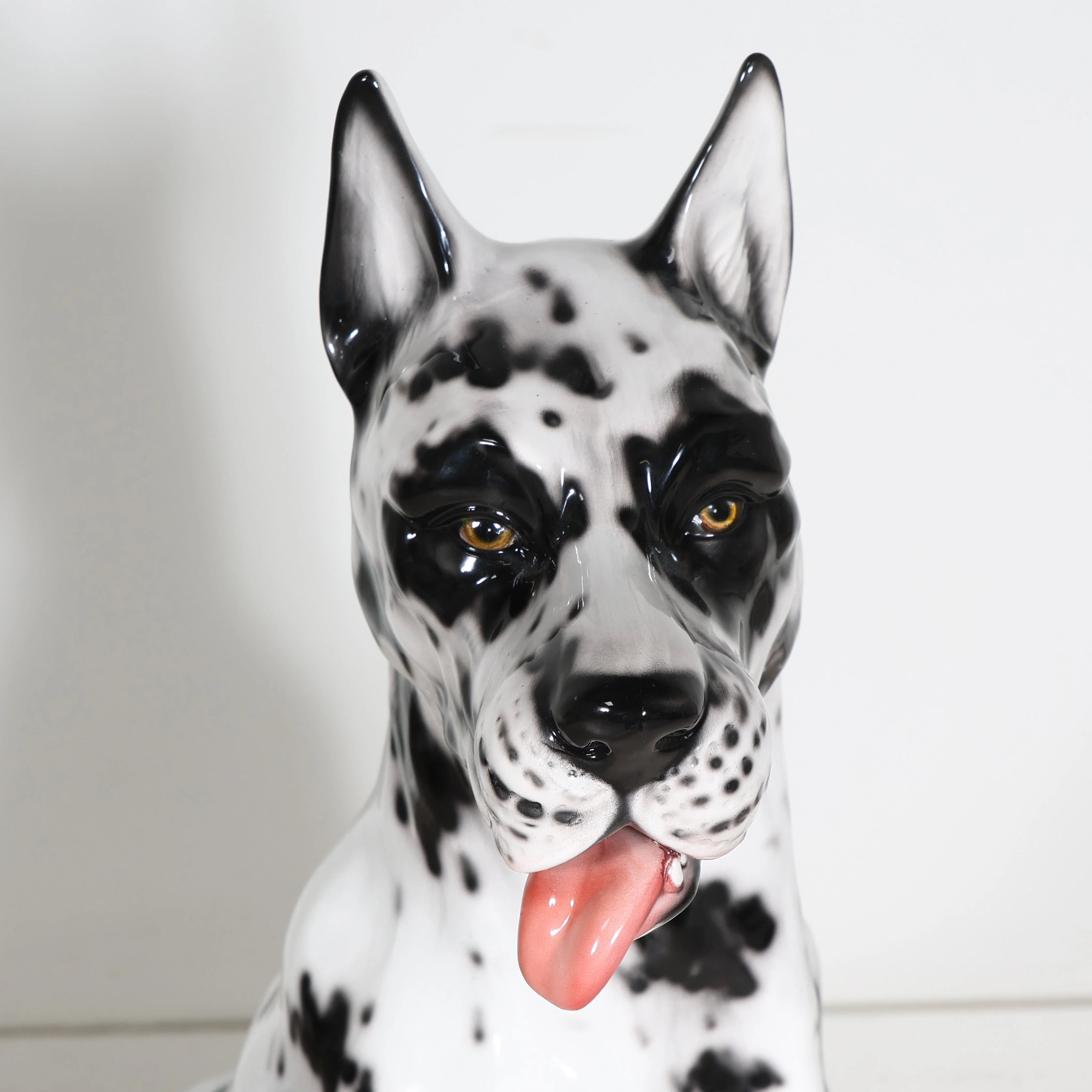 Large Great Dane Italian Ceramic Dog Statue - Image 3