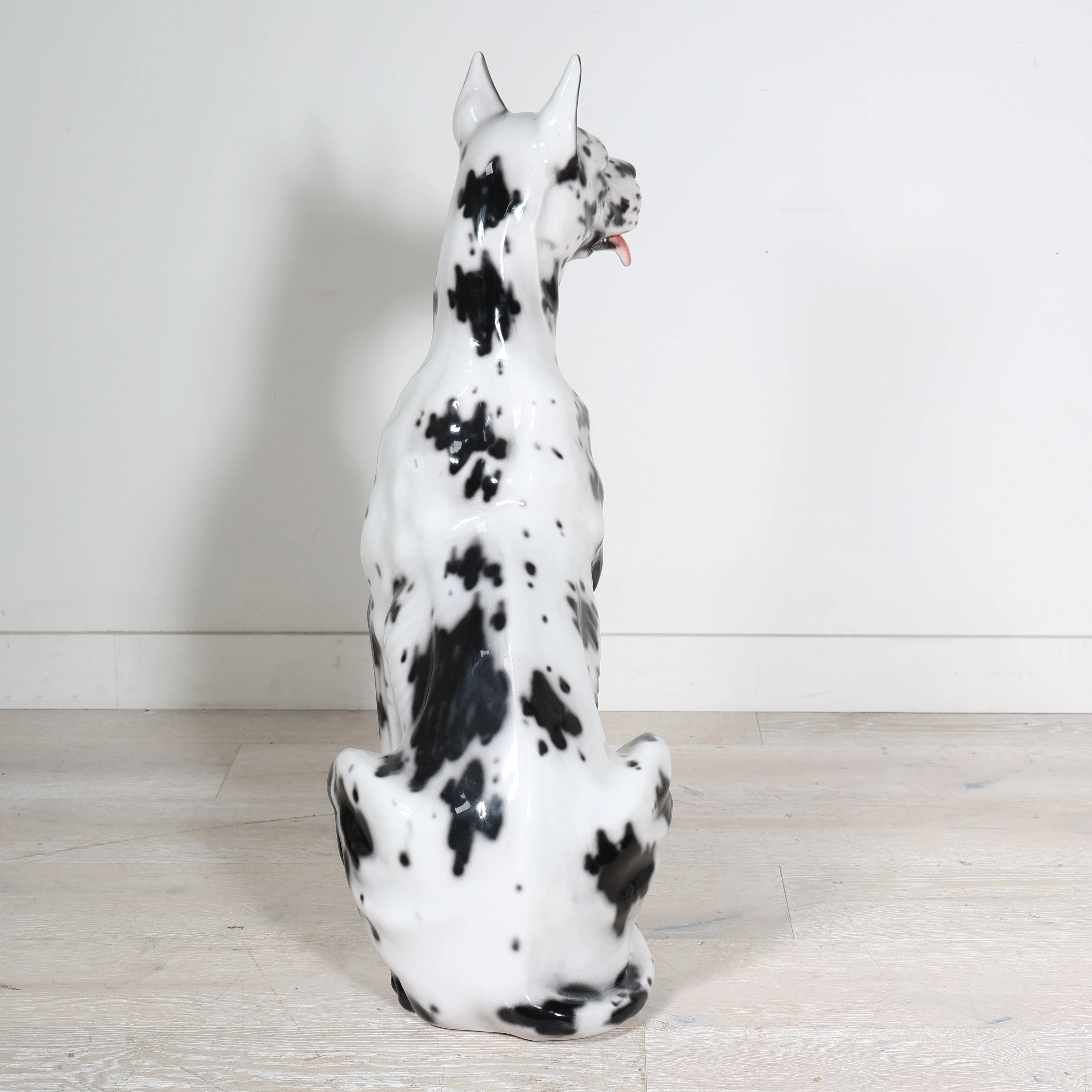 Large Great Dane Italian Ceramic Dog Statue - Image 4