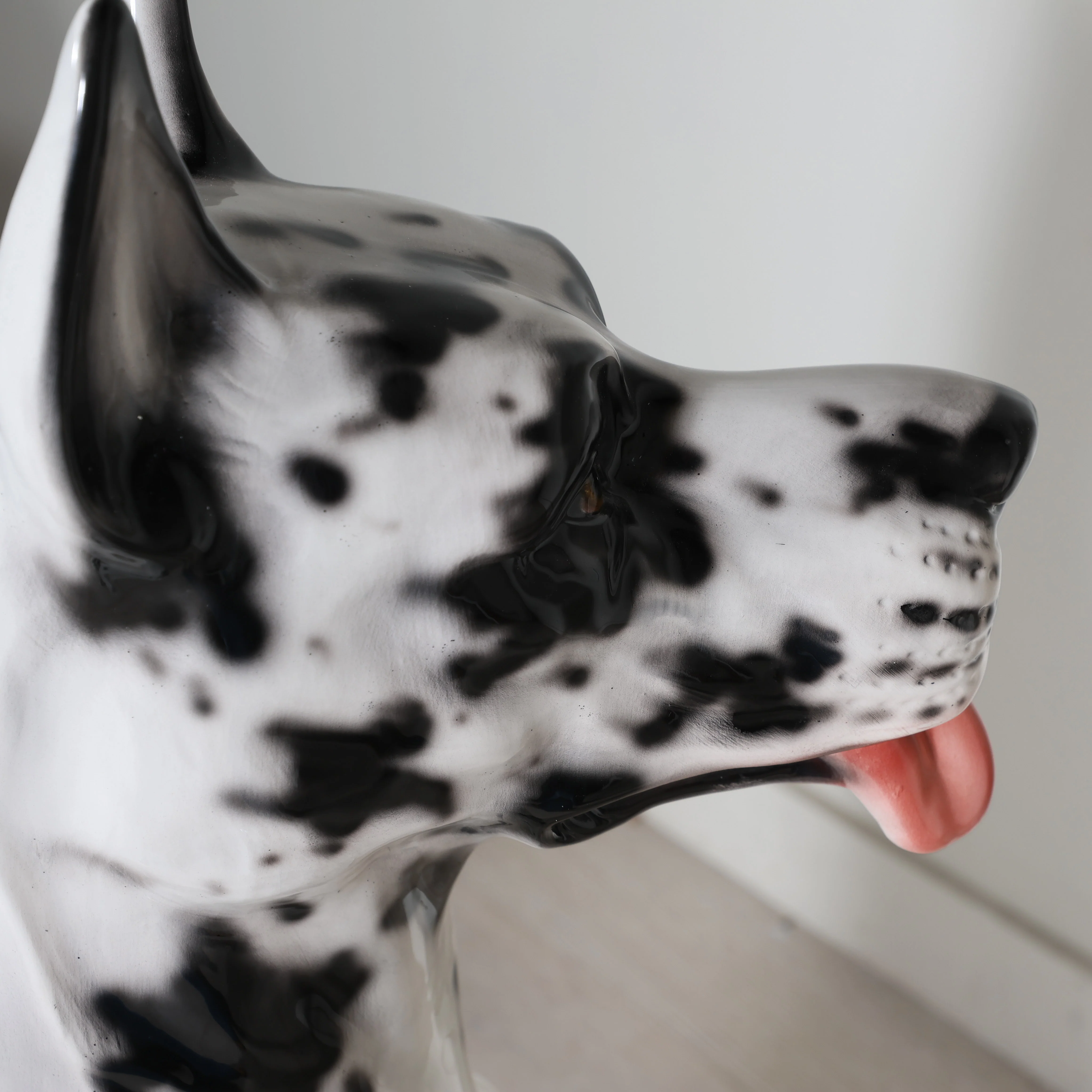 Large Great Dane Italian Ceramic Dog Statue - Image 5