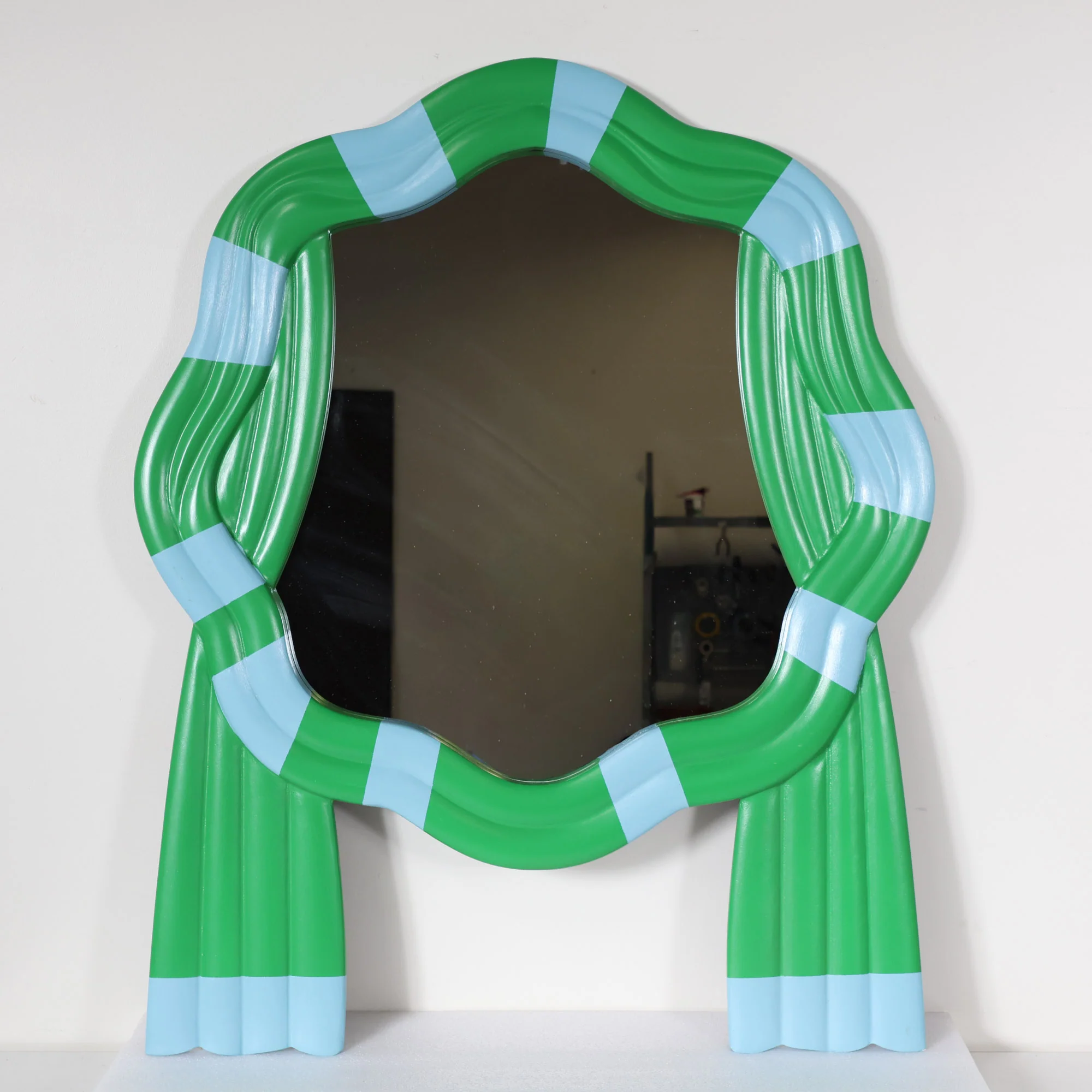 Le Cirque Mirror Blue & Green - Image 3