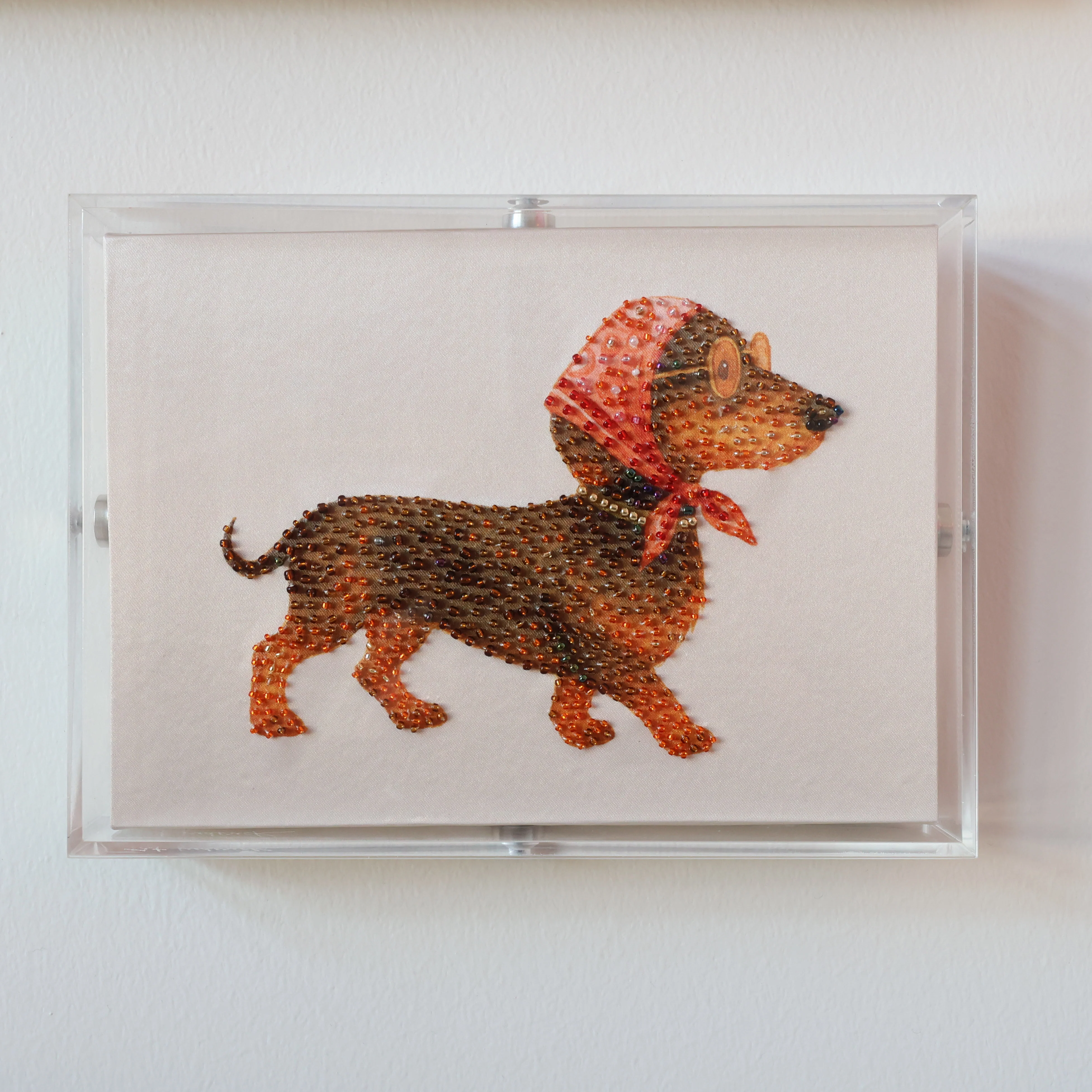 Le Petite Chien - Daschund with Bandana - Image 2