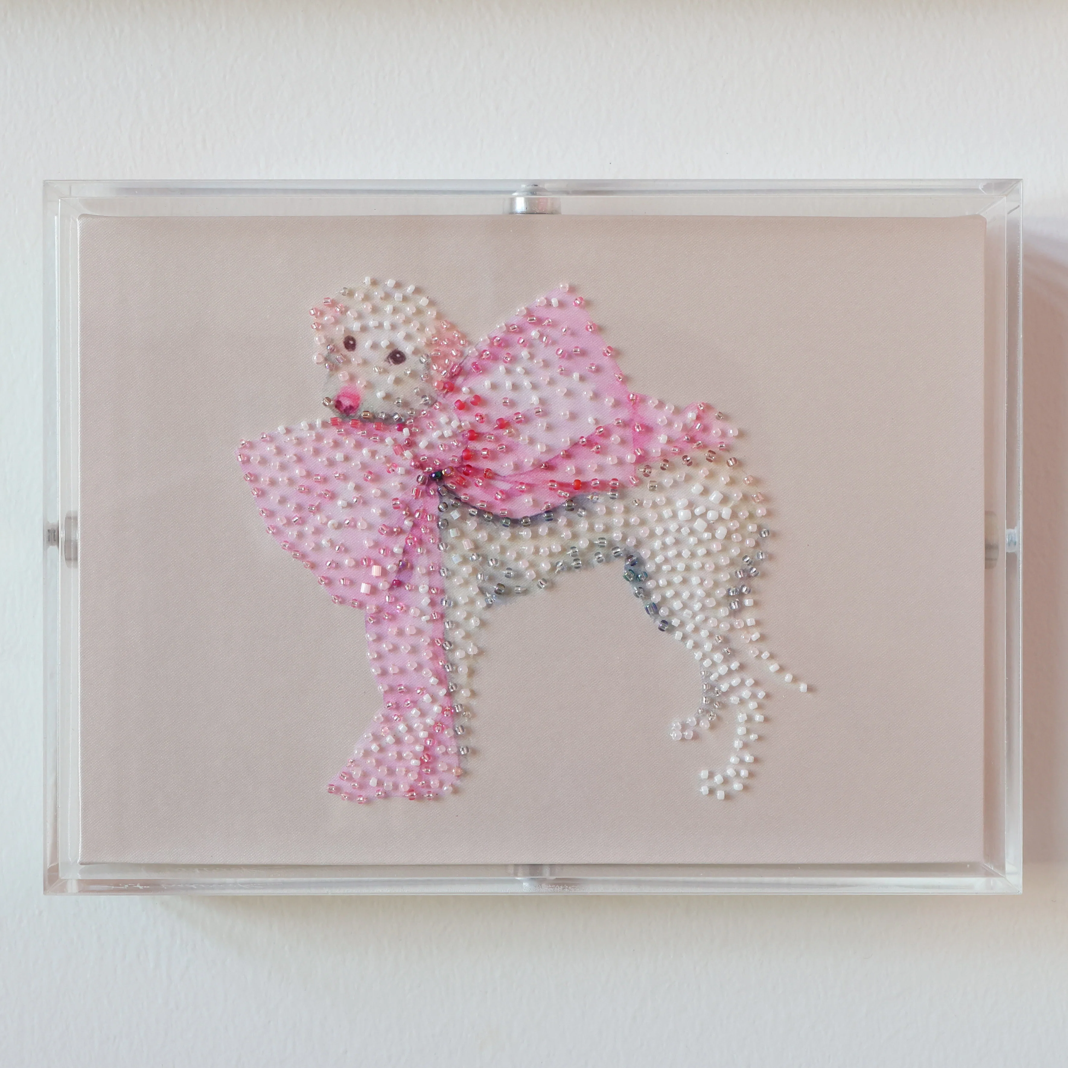Le Petite Chien - Doodle with Pink Bow - Image 2