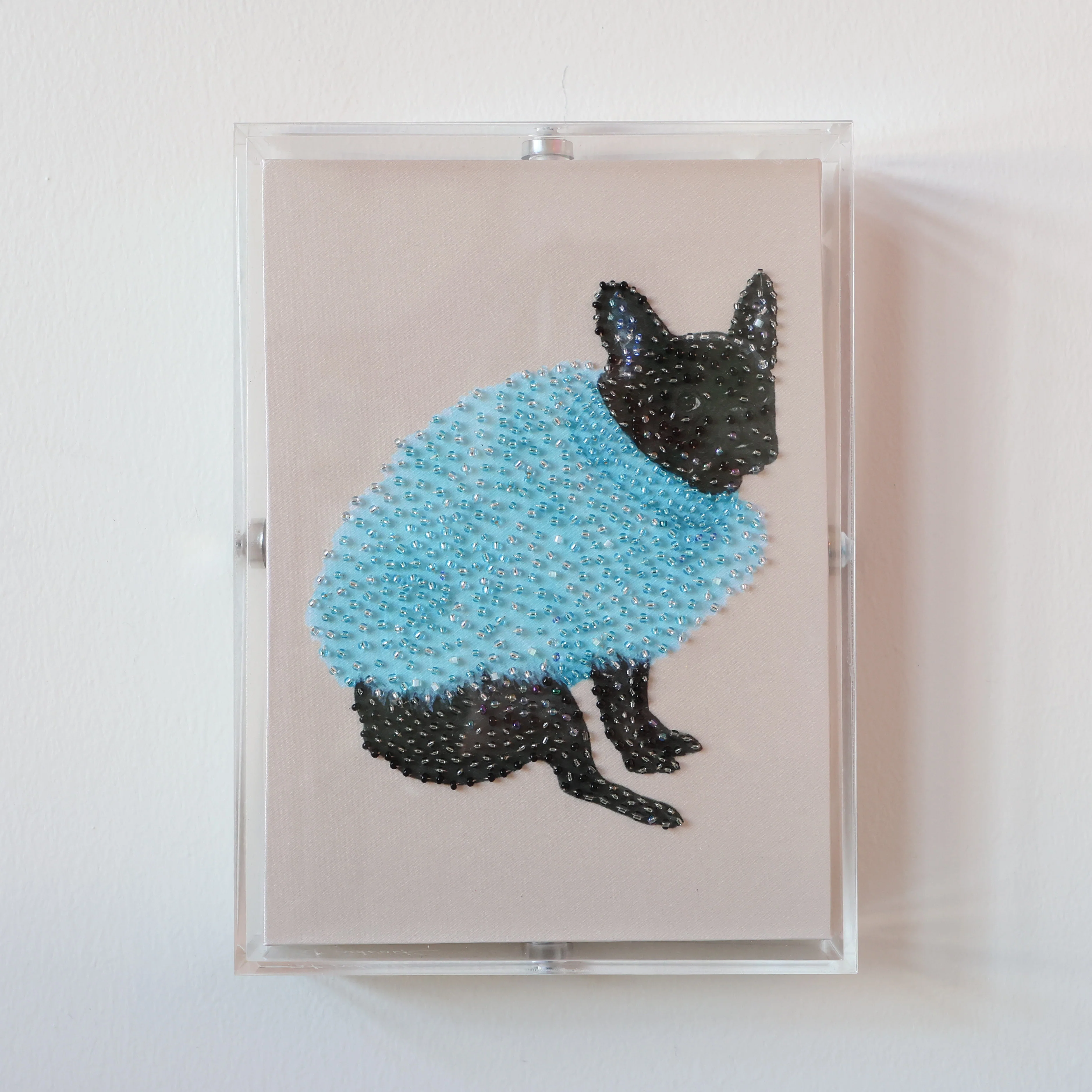 Le Petite Chien - Frenchie with Blue Sweater - Image 2
